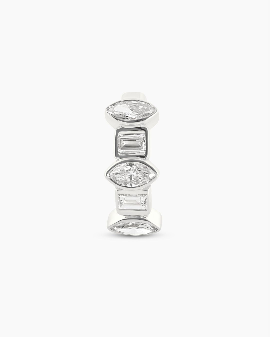 Milan | Marquise and Baguette Cut Lab Diamond Ear Cuff
