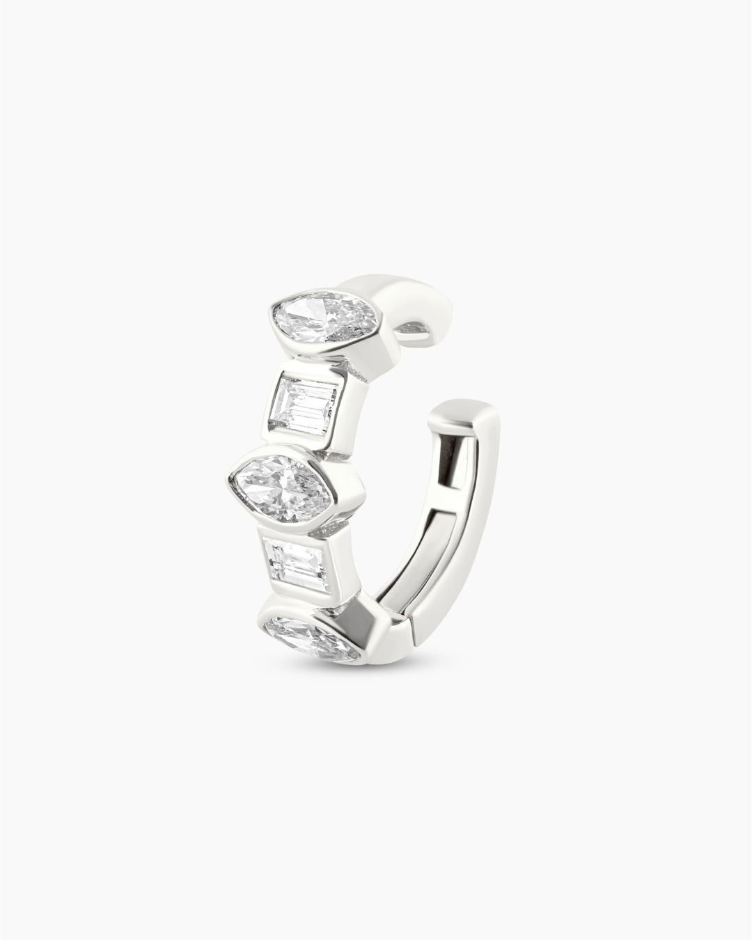 Milan | Marquise and Baguette Cut Lab Diamond Ear Cuff
