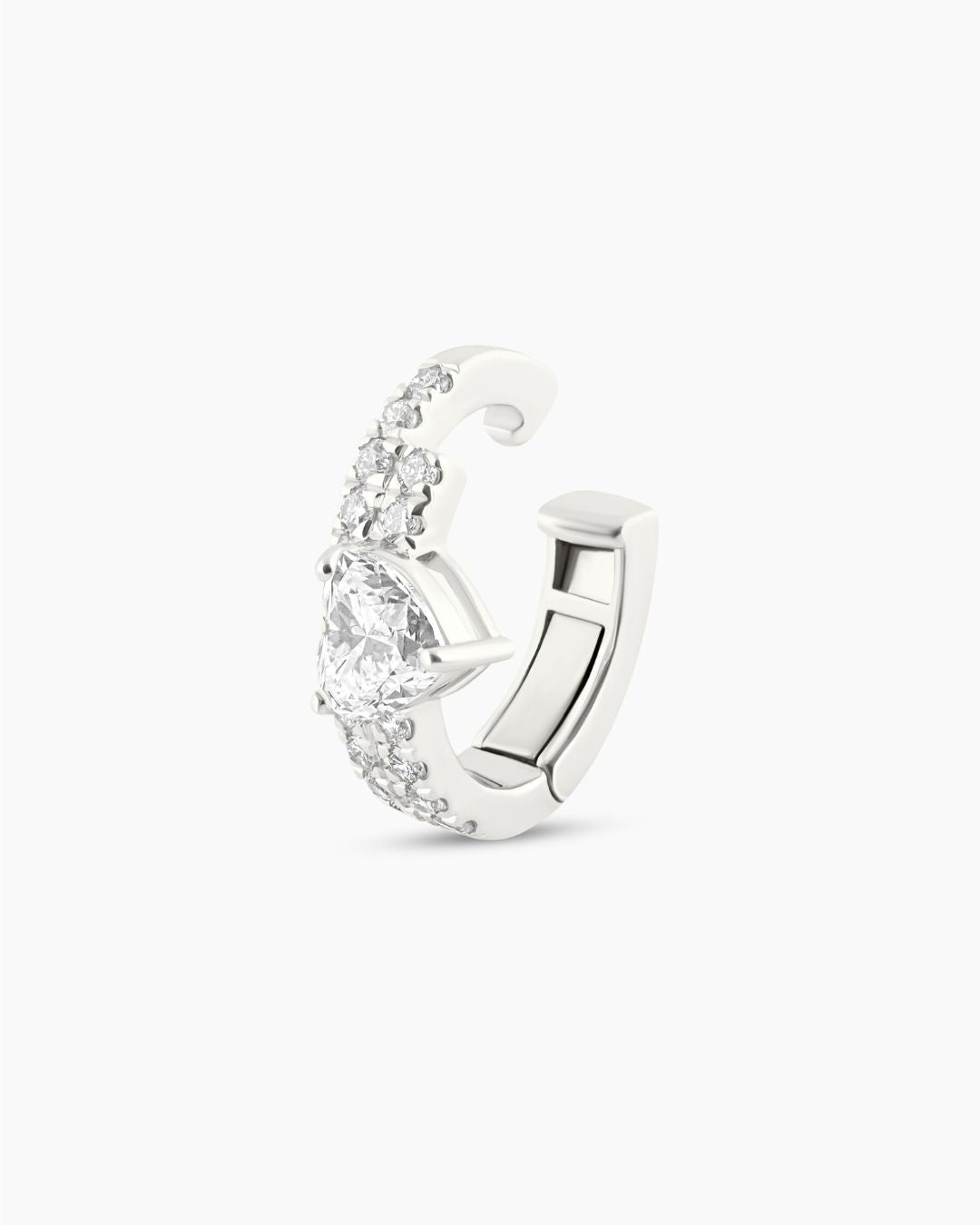 Amour | Heart Cut Lab Diamond Ear Cuff