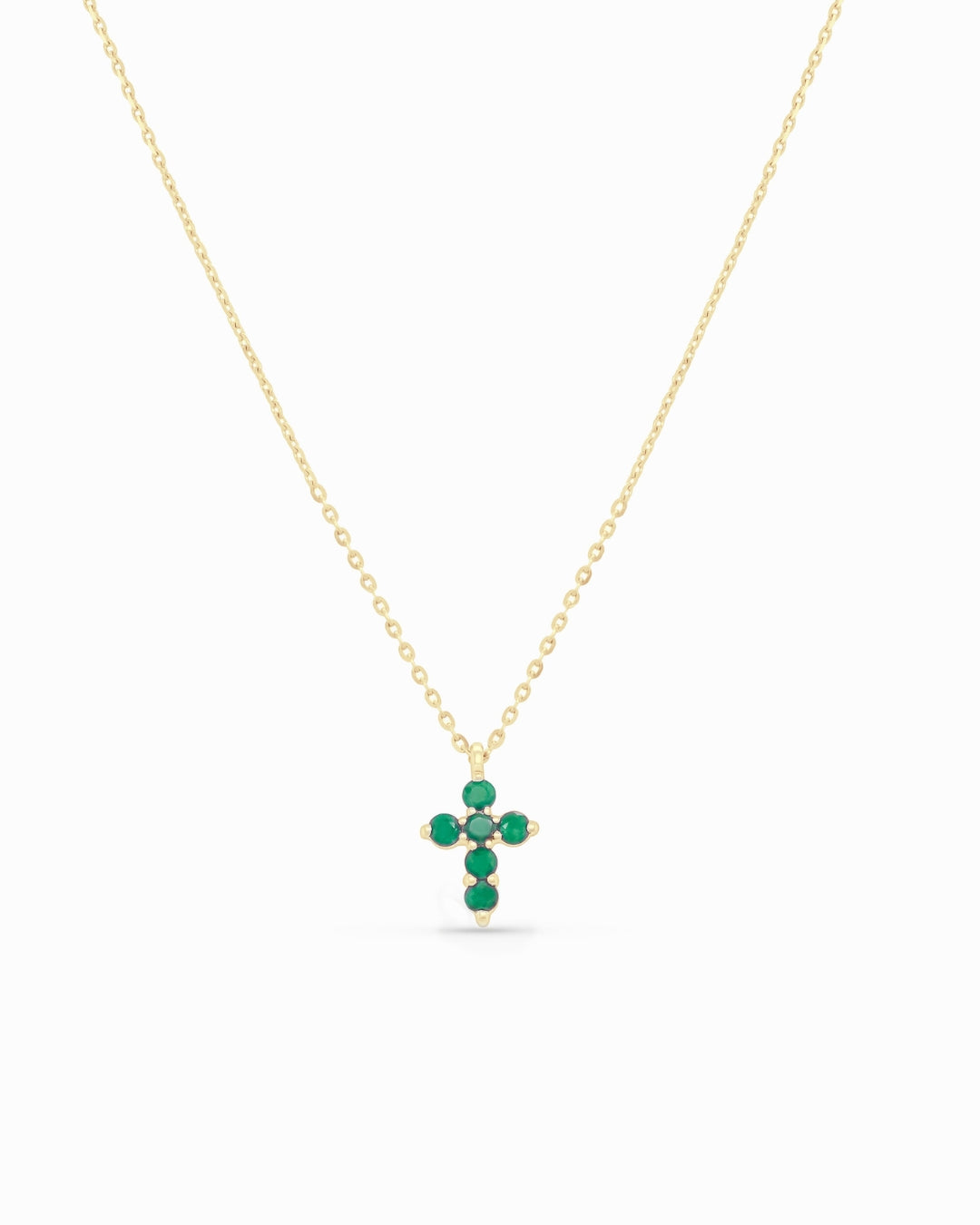 Grace | Petite Cross Pendant Chain Necklace