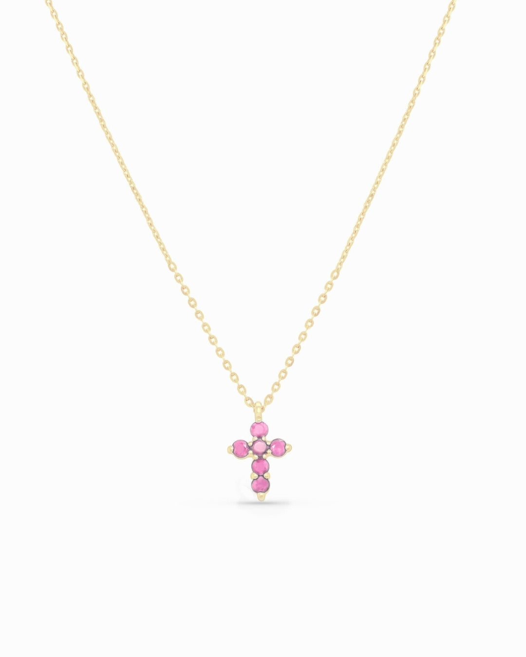 Grace | Petite Cross Pendant Chain Necklace
