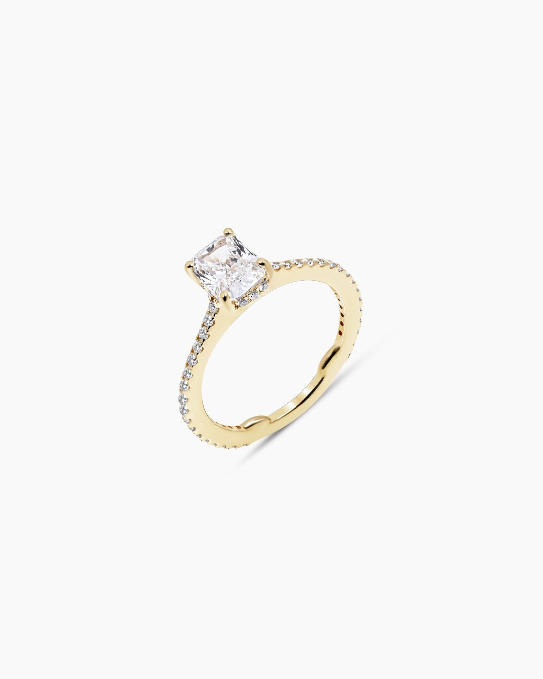 Radiant Cut Diamond Engagement Ring