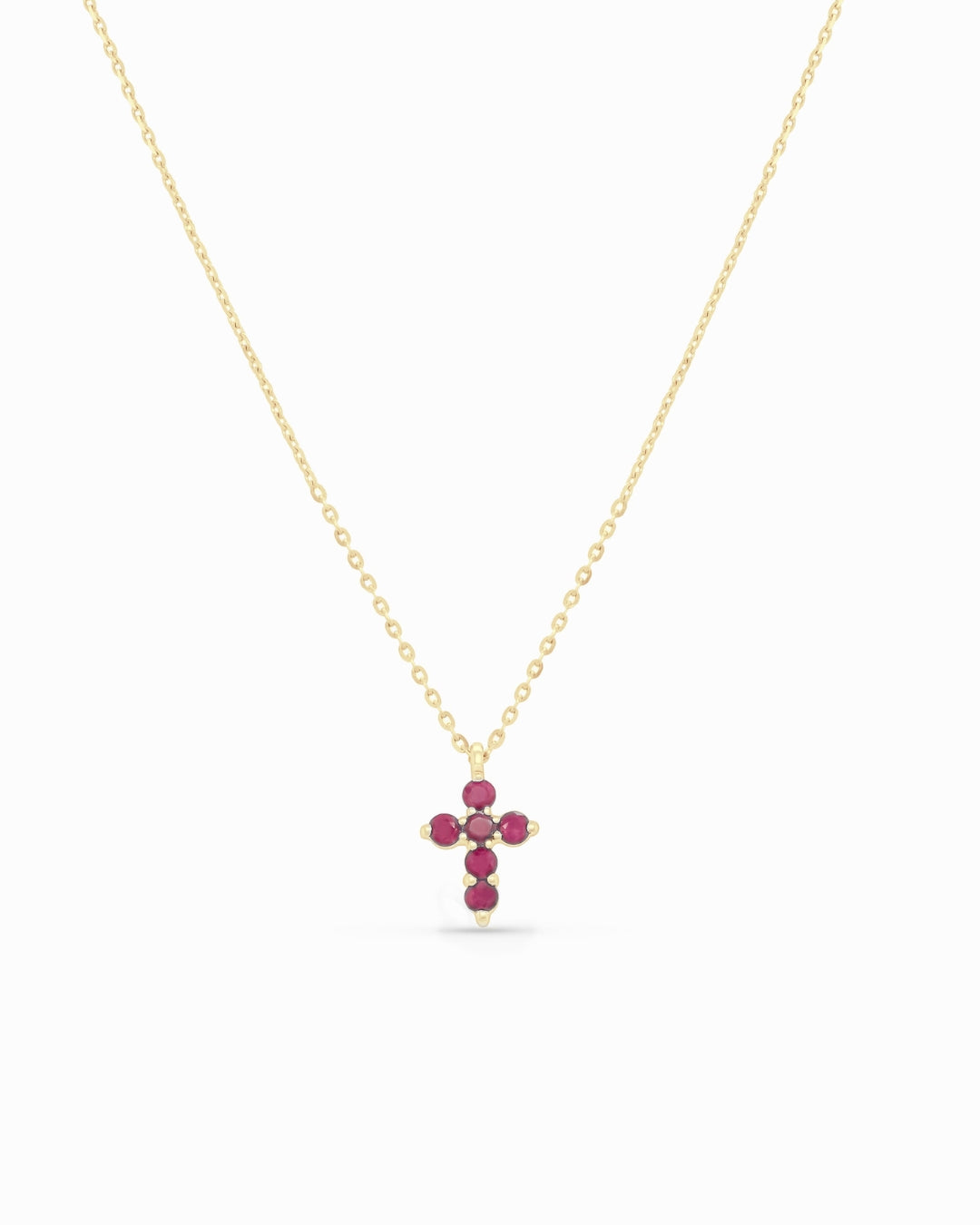 Grace | Petite Cross Pendant Chain Necklace