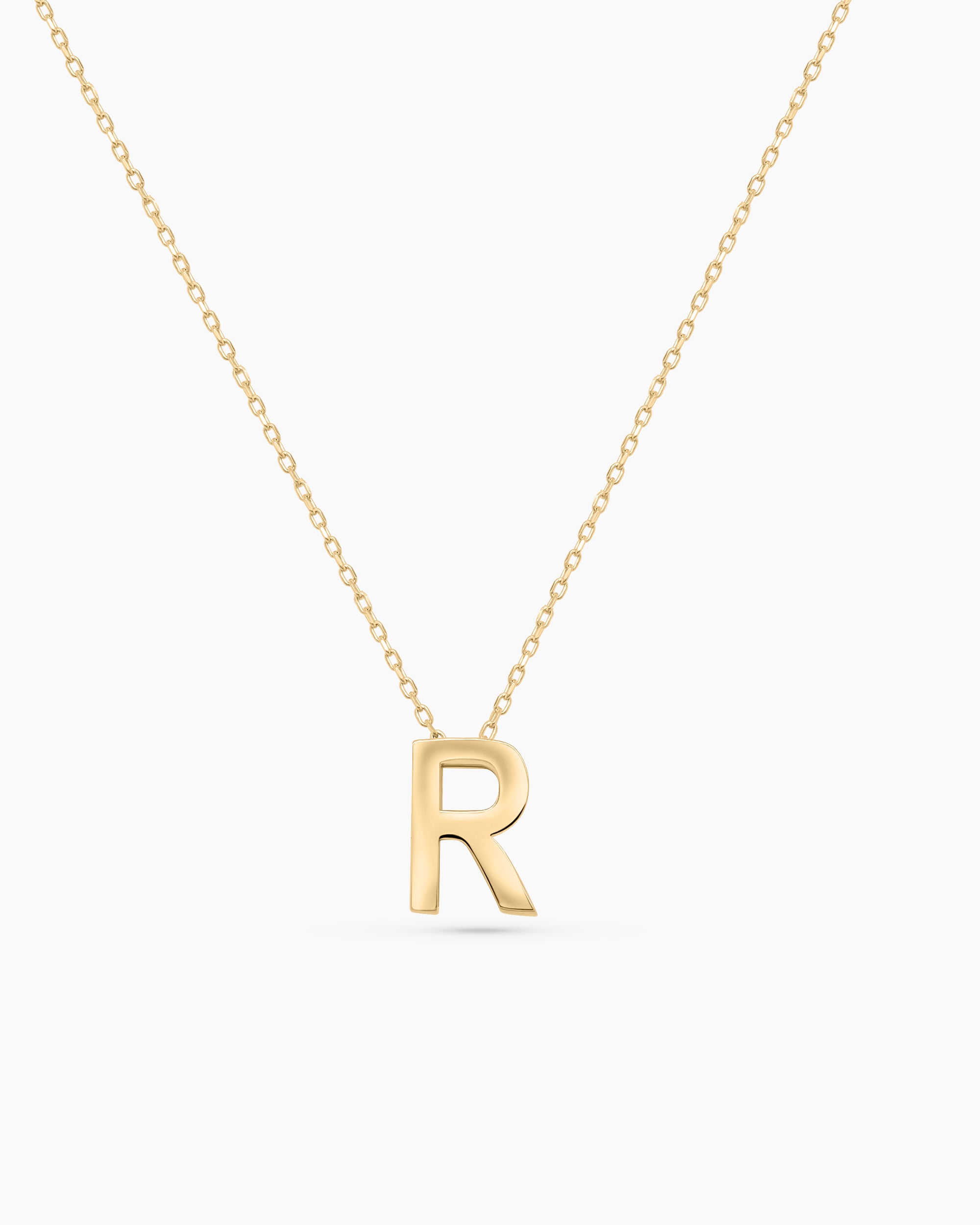 My Initial | Block Letter Pendant Necklace