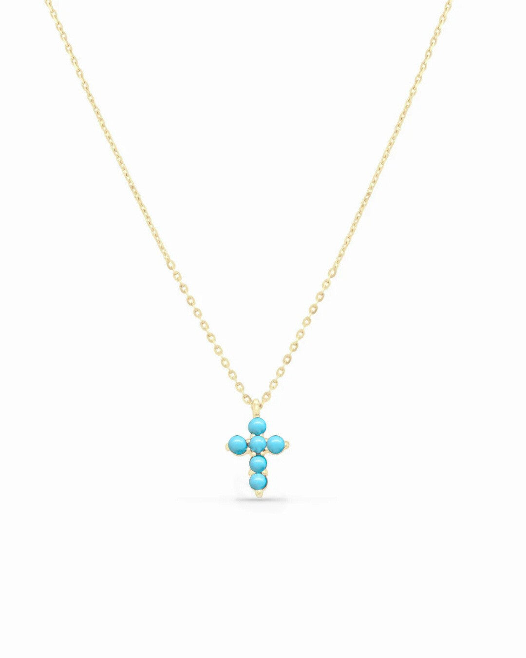 Grace | Petite Cross Pendant Chain Necklace