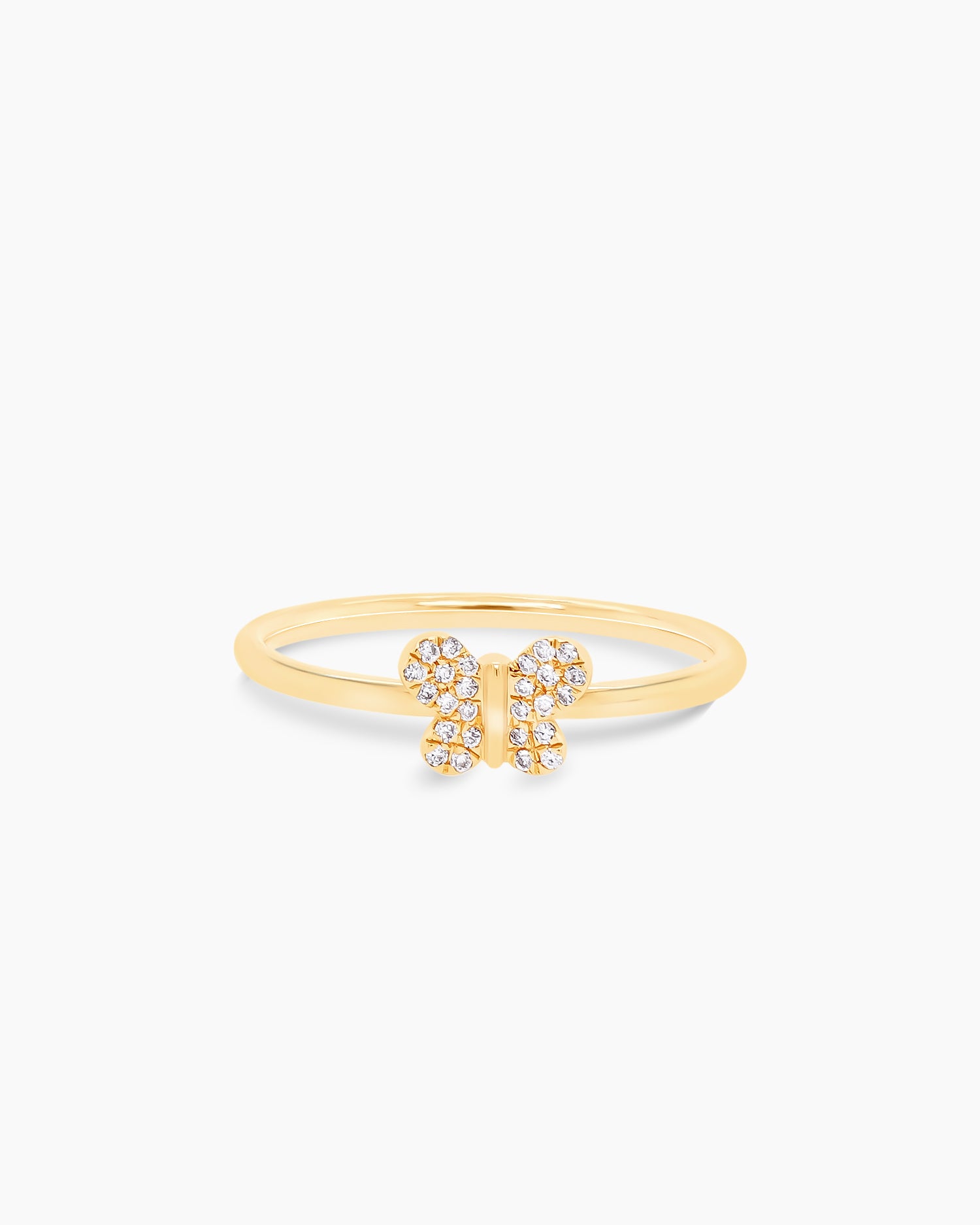 Brilliant Butterfly | Stackable Diamond Ring