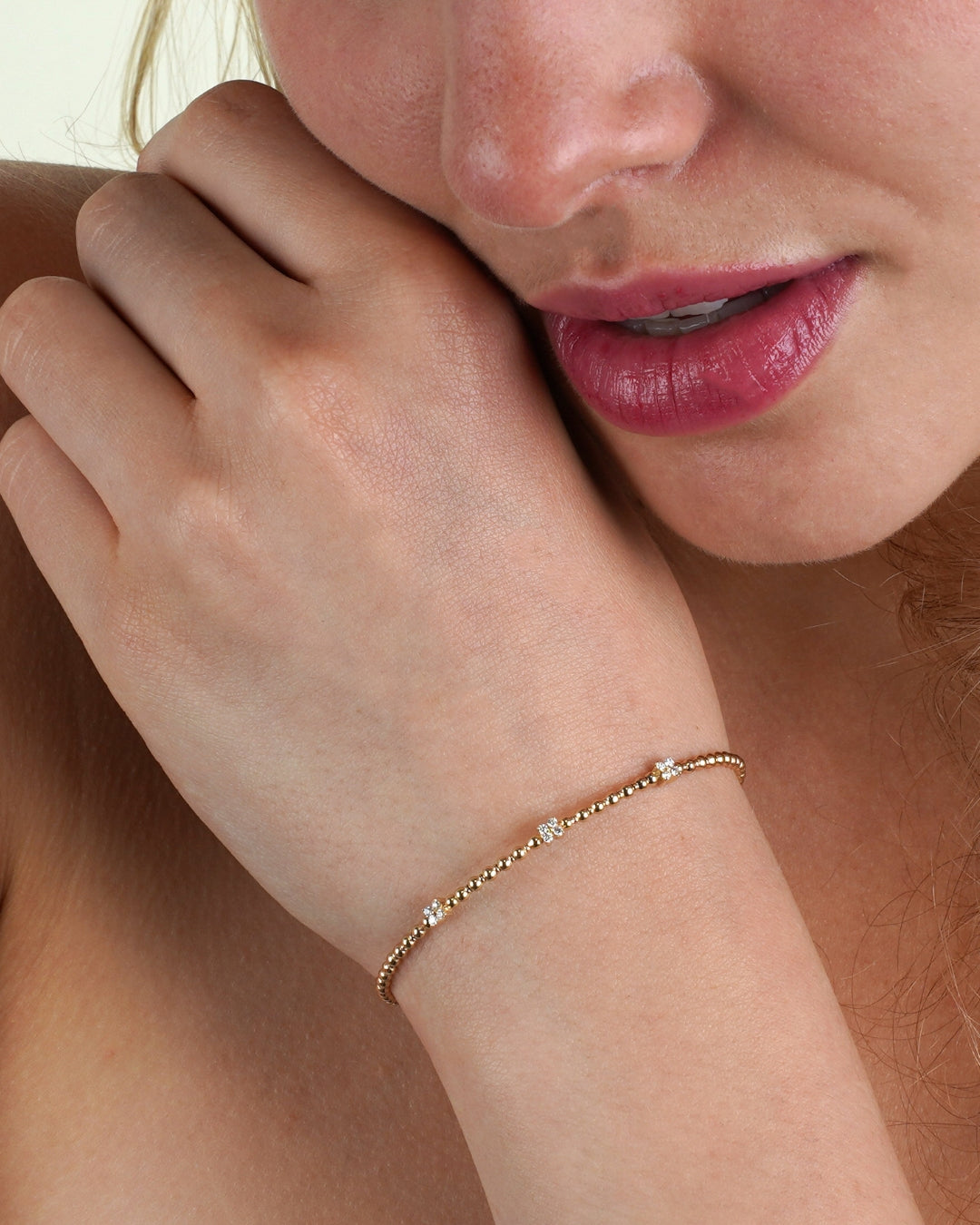 Classy Clovers | Diamond Flex Bracelet