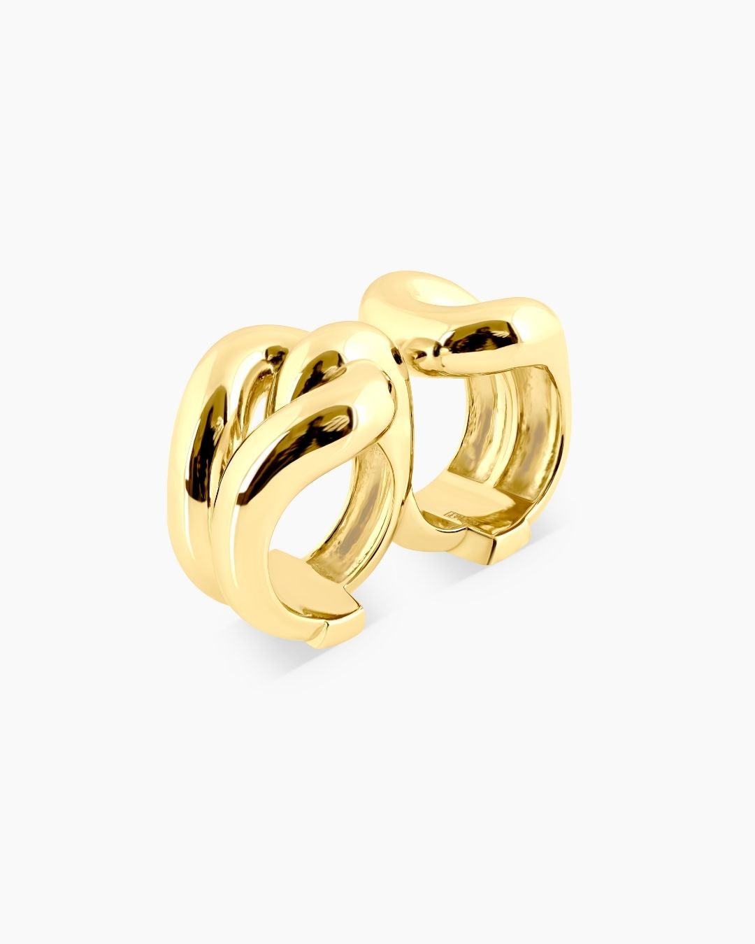 Sculpt | Gold Vermeil Statement Double Ring