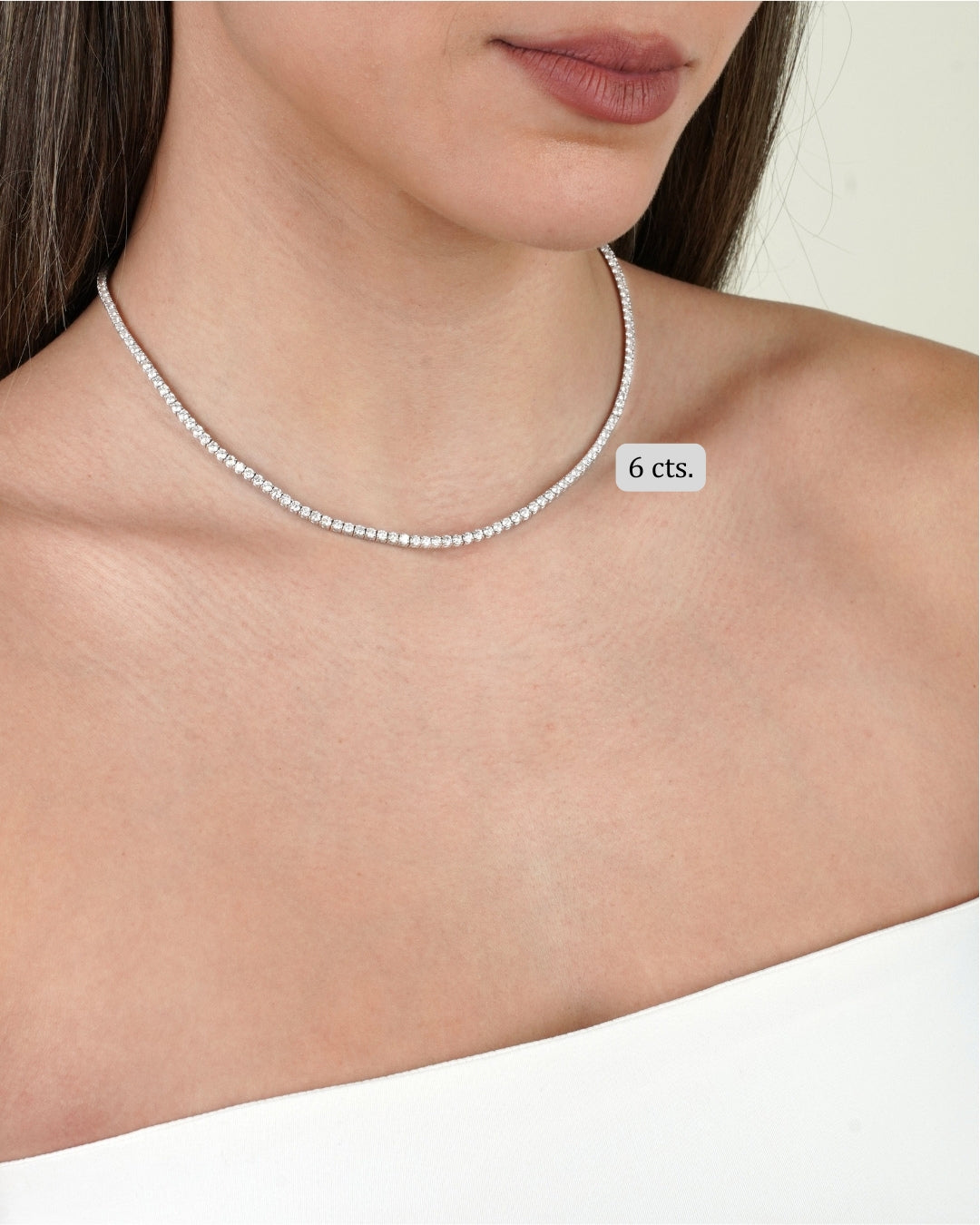 Classic Courtside | Lab Diamond Tennis Necklace