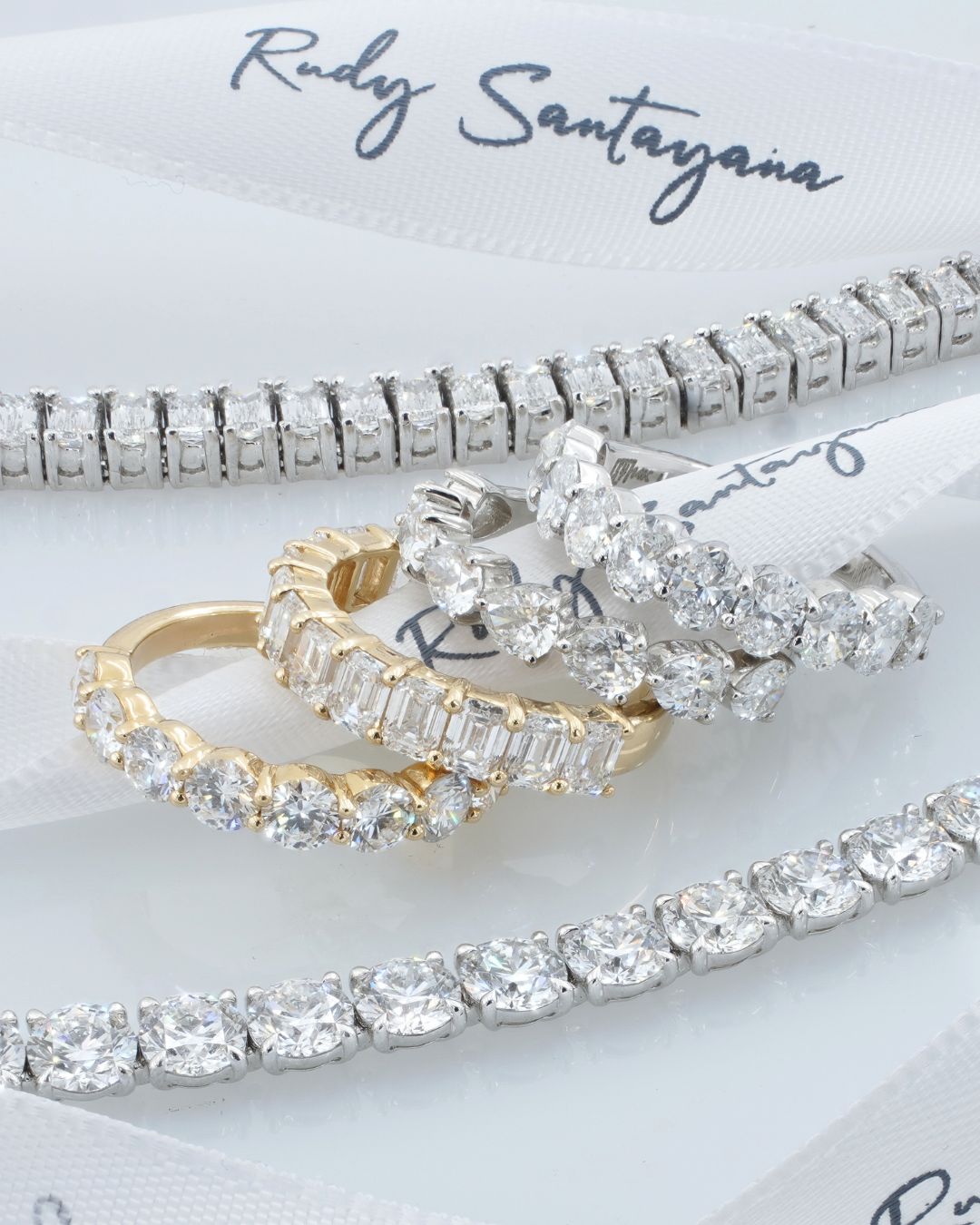 Vow | Round Halfway Lab Diamond Band Ring