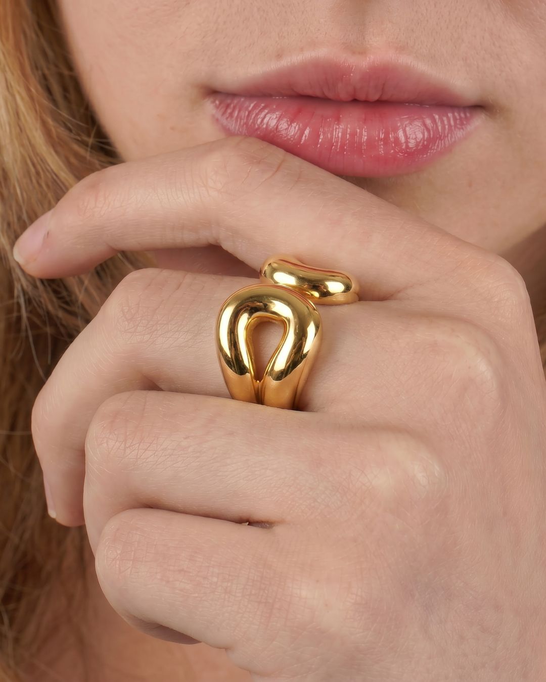 Volume | Gold Vermeil Statement Open Ring