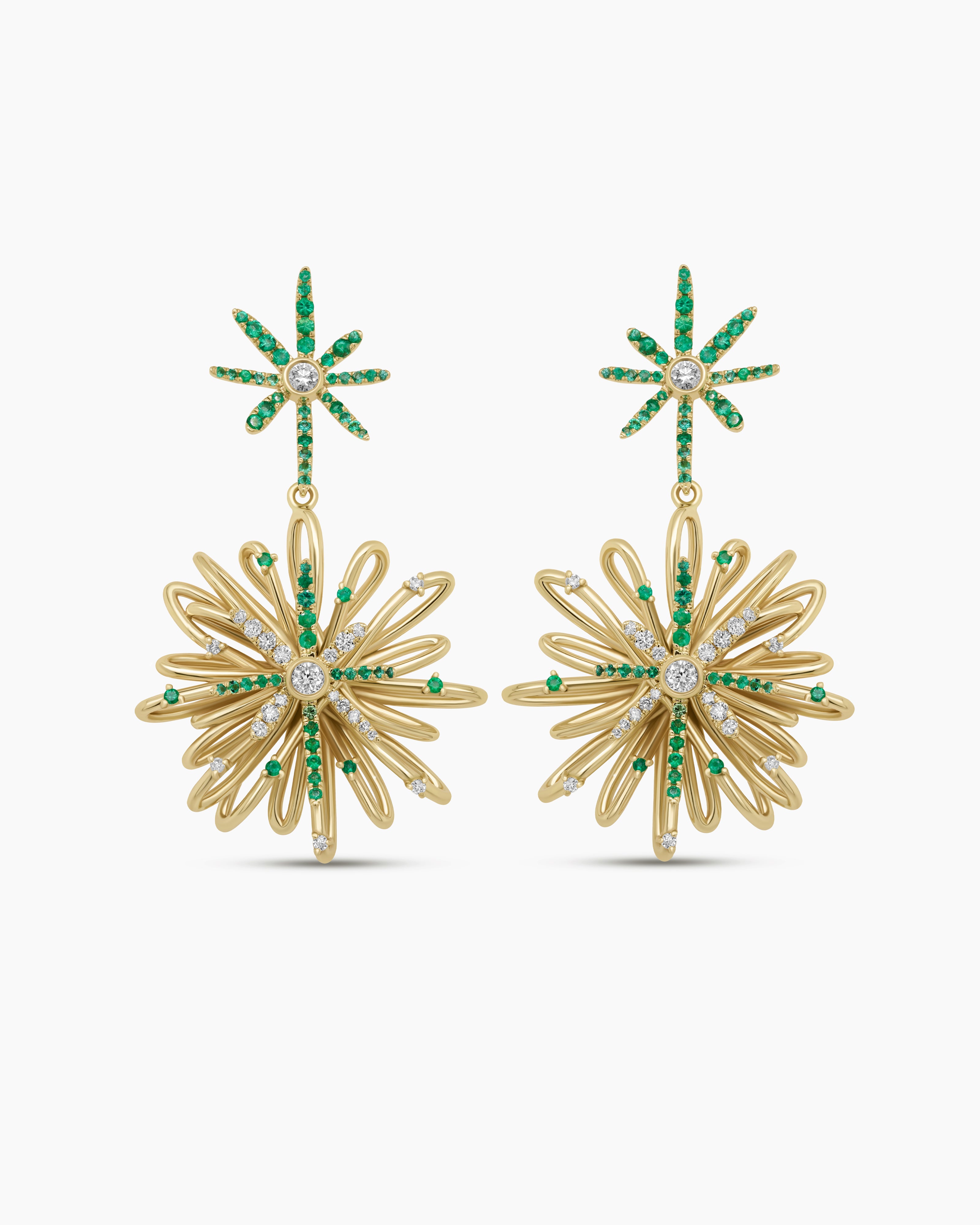 Fireworks Statement Drop Earrings
