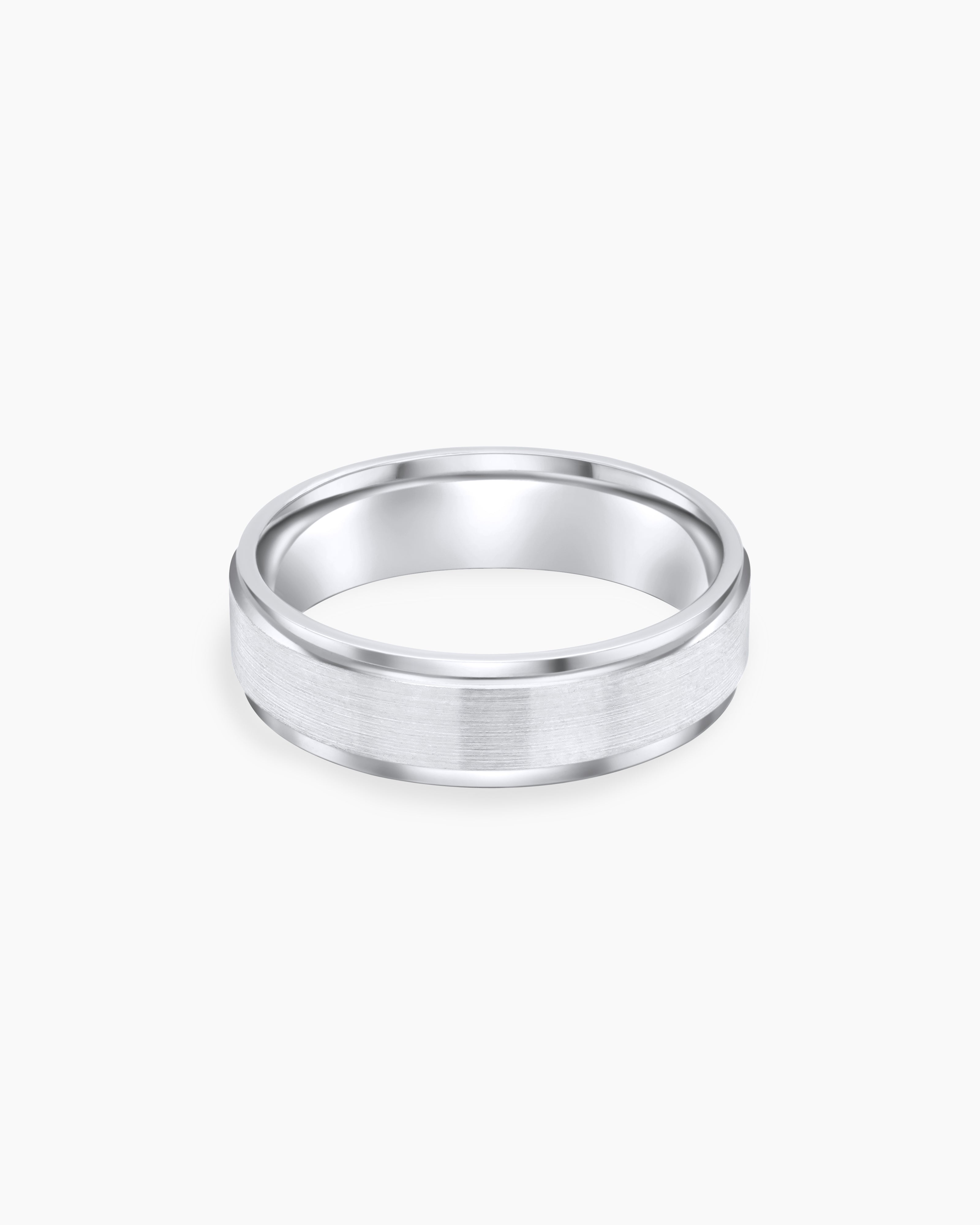 Dual Finish Wedding Band