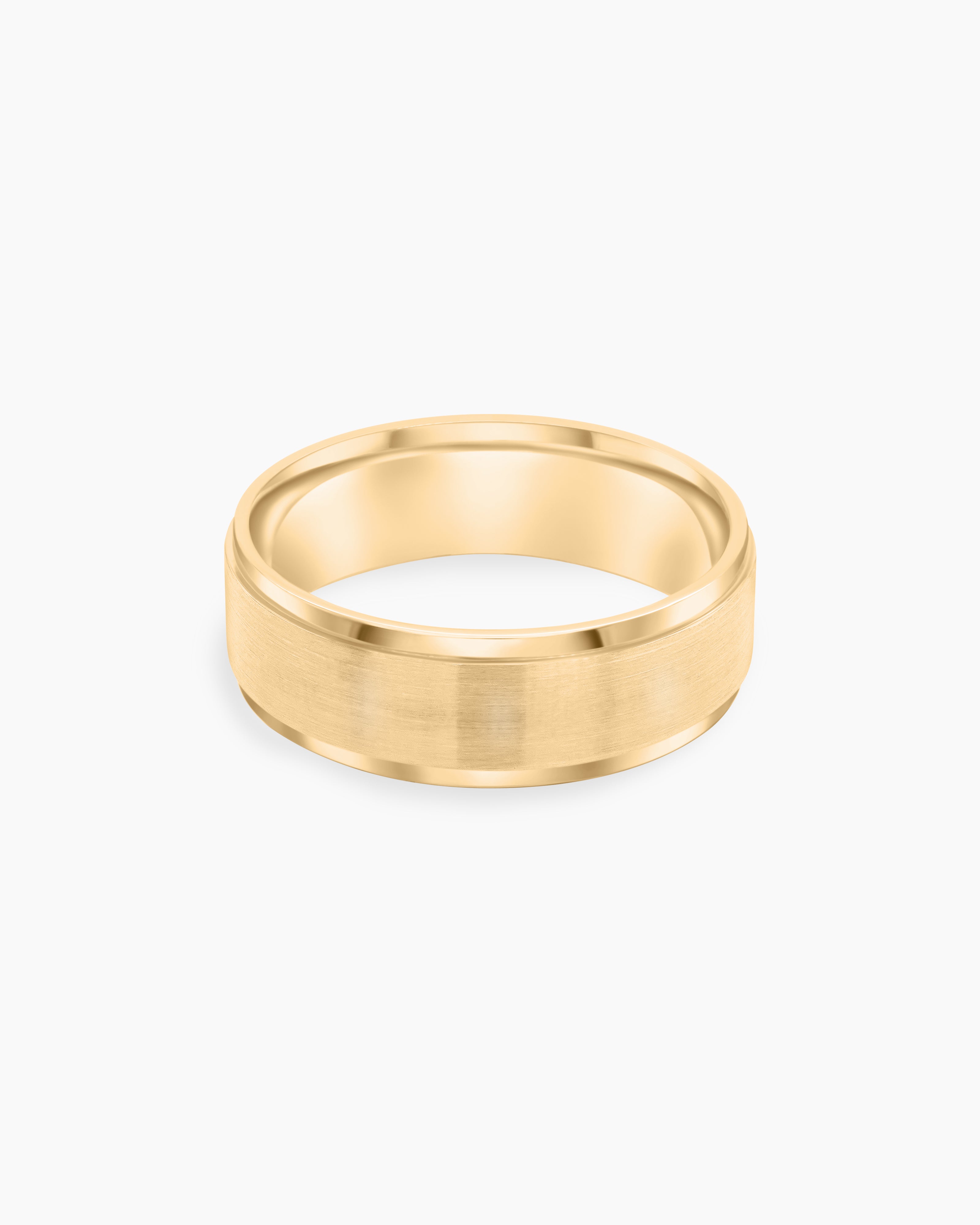  Dual Finish Wedding Band 7mm