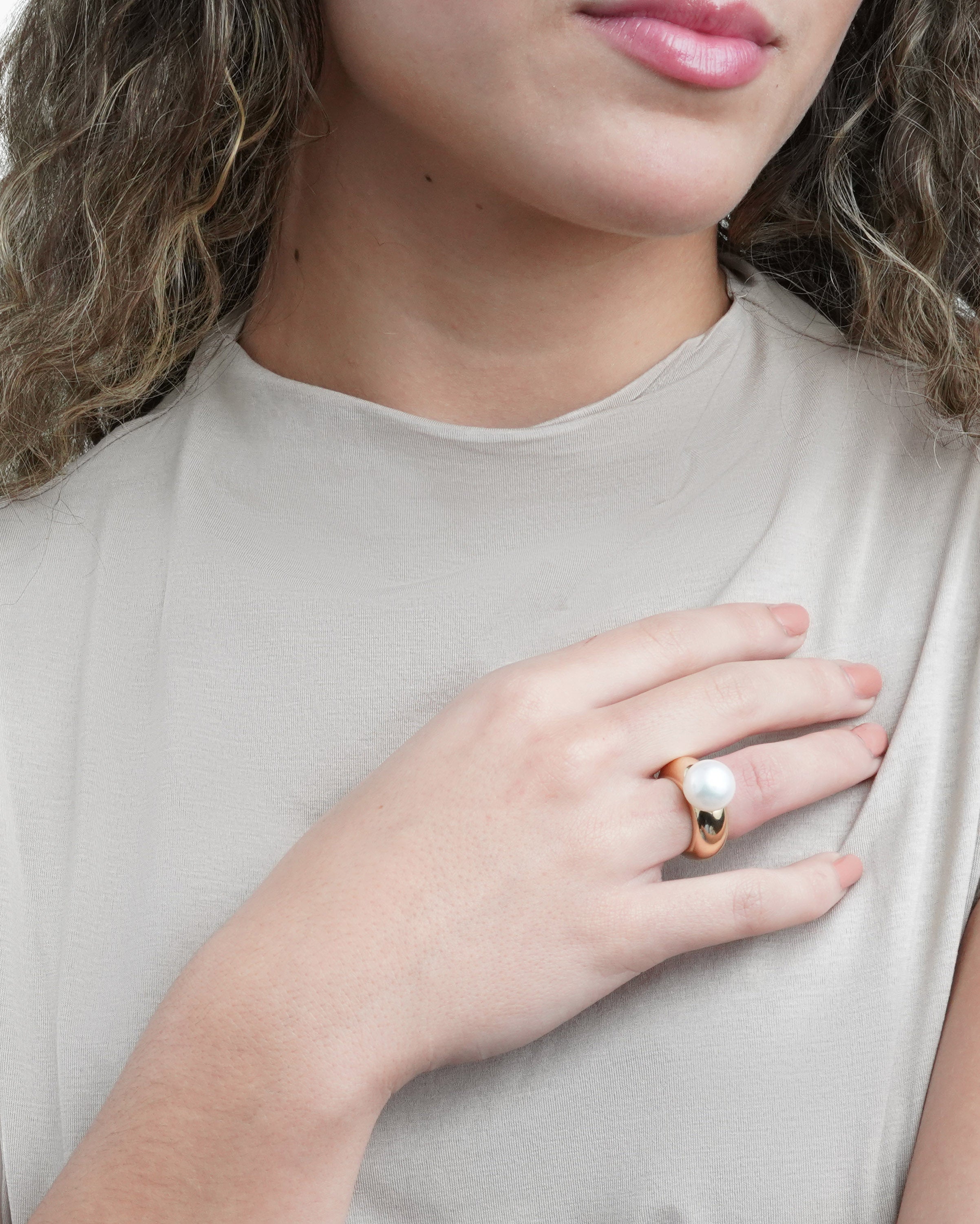 Fresh Water Pearl Donut Ring
