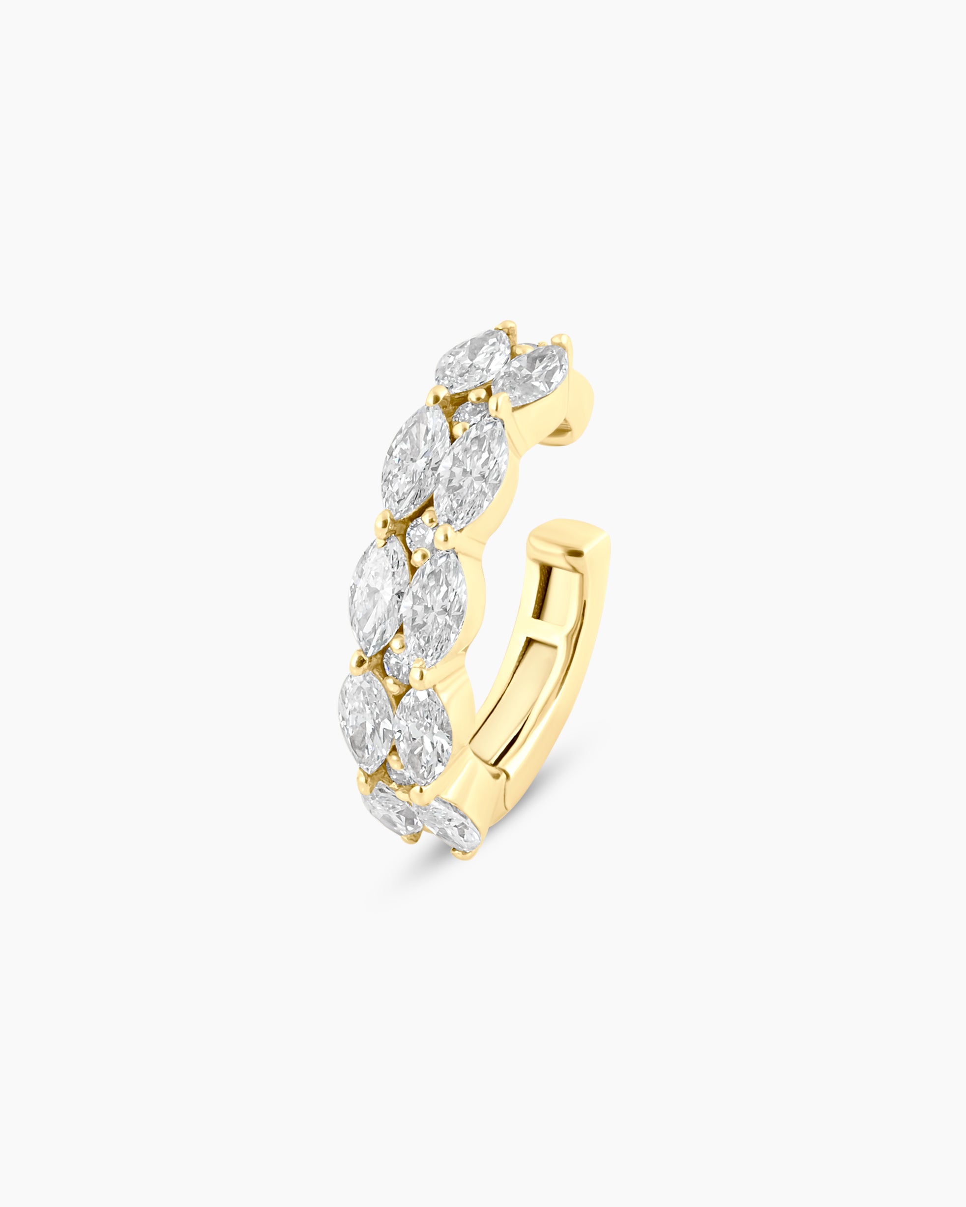 Madrid | Double Row Marquise Cut Lab Diamond Ear Cuff