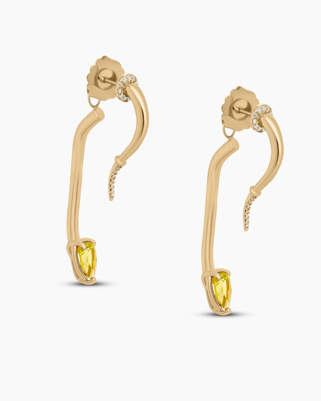 Snake and Tail Earrings