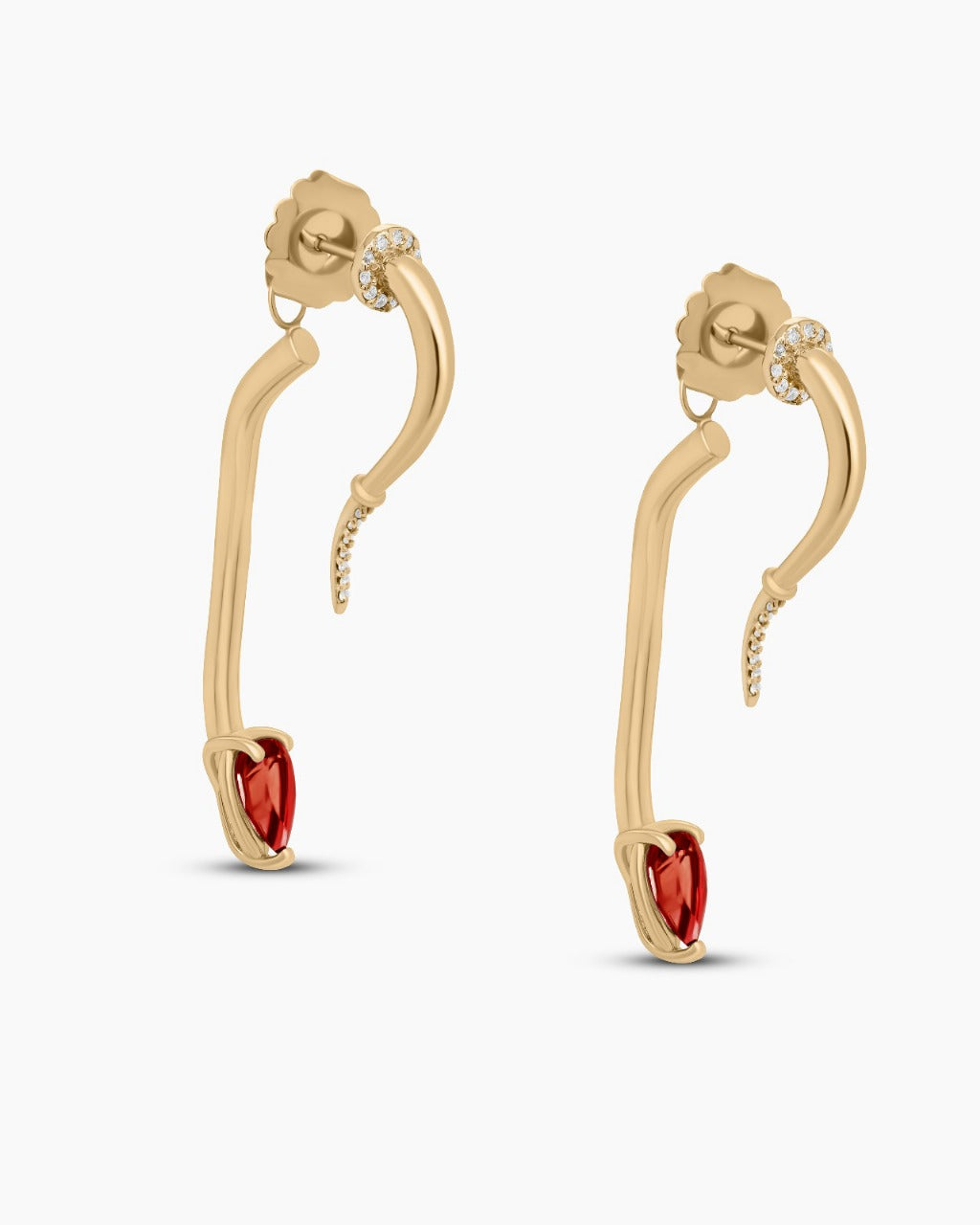 Snake and Tail Earrings
