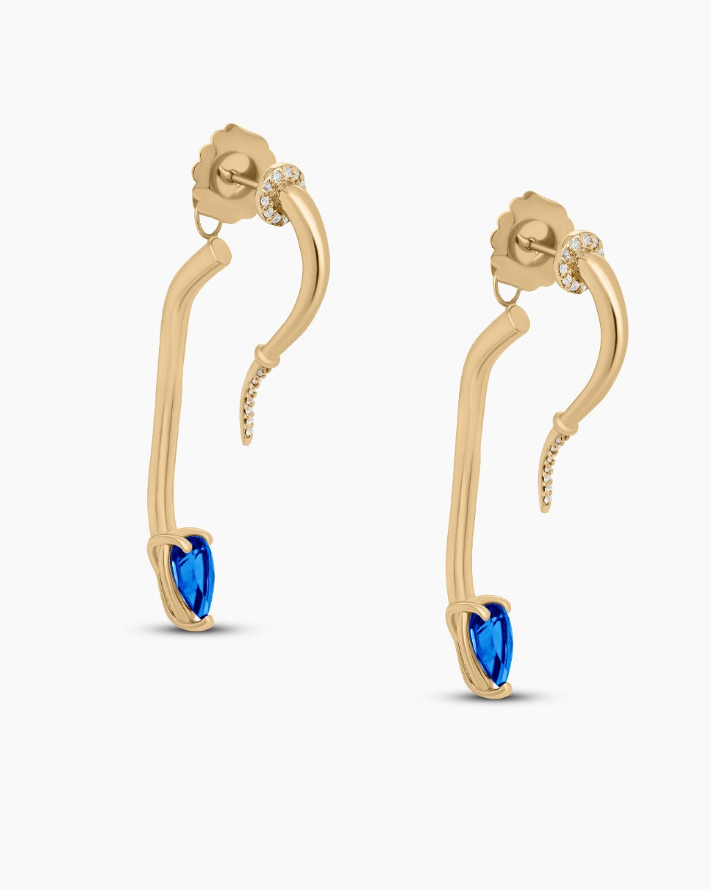 Snake and Tail Earrings