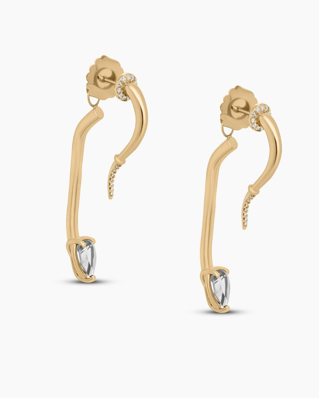 Snake and Tail Earrings