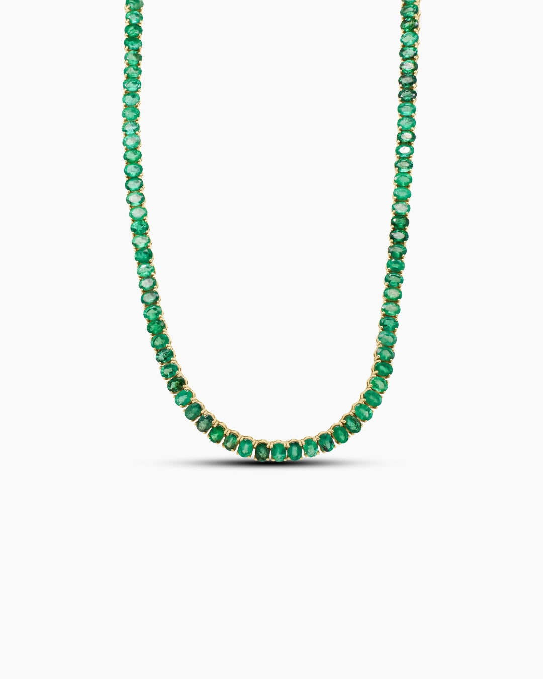 Emerald Tennis Necklace