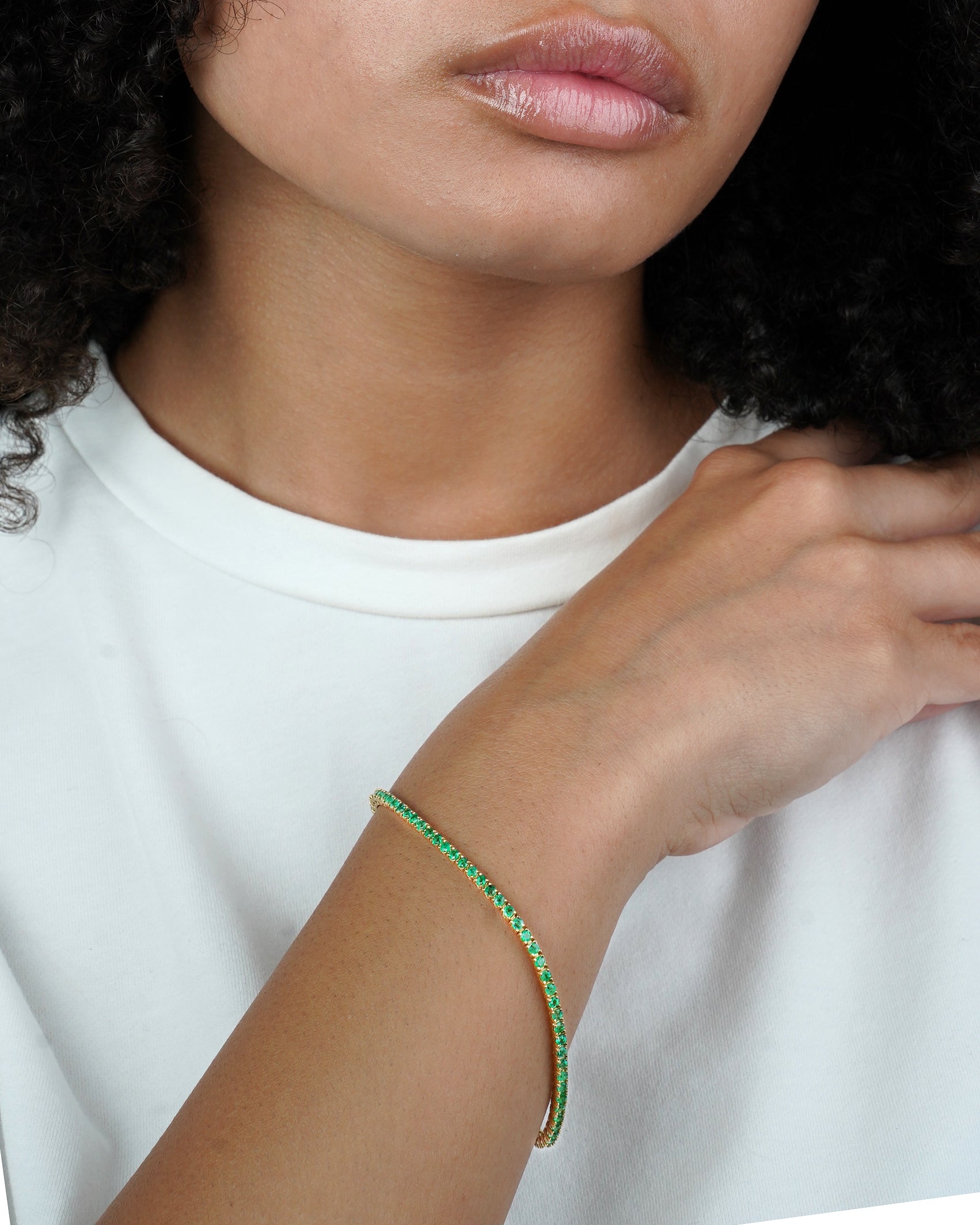 Gemstone Tennis Bracelet