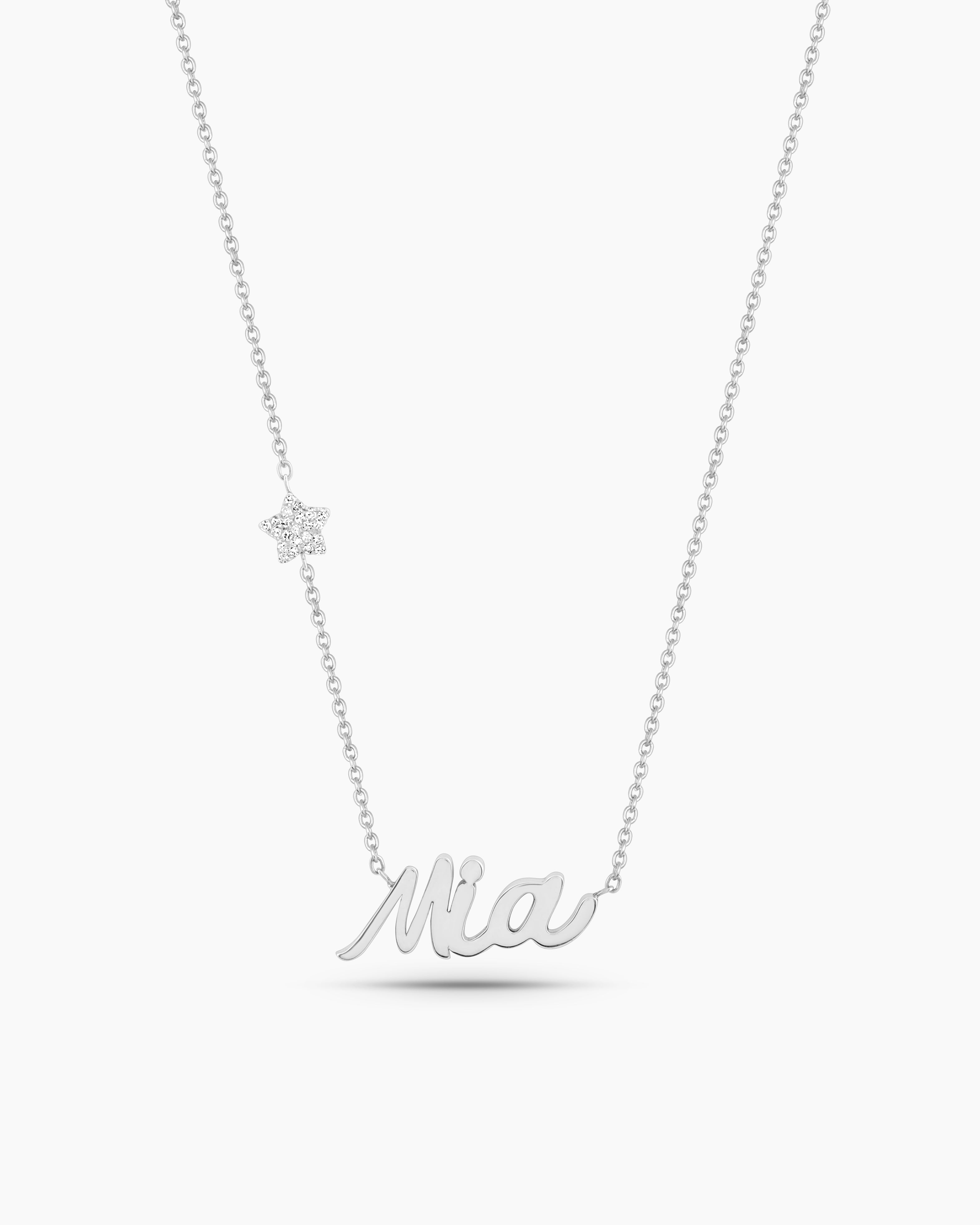 Say My Name | Polished Nameplate Necklace