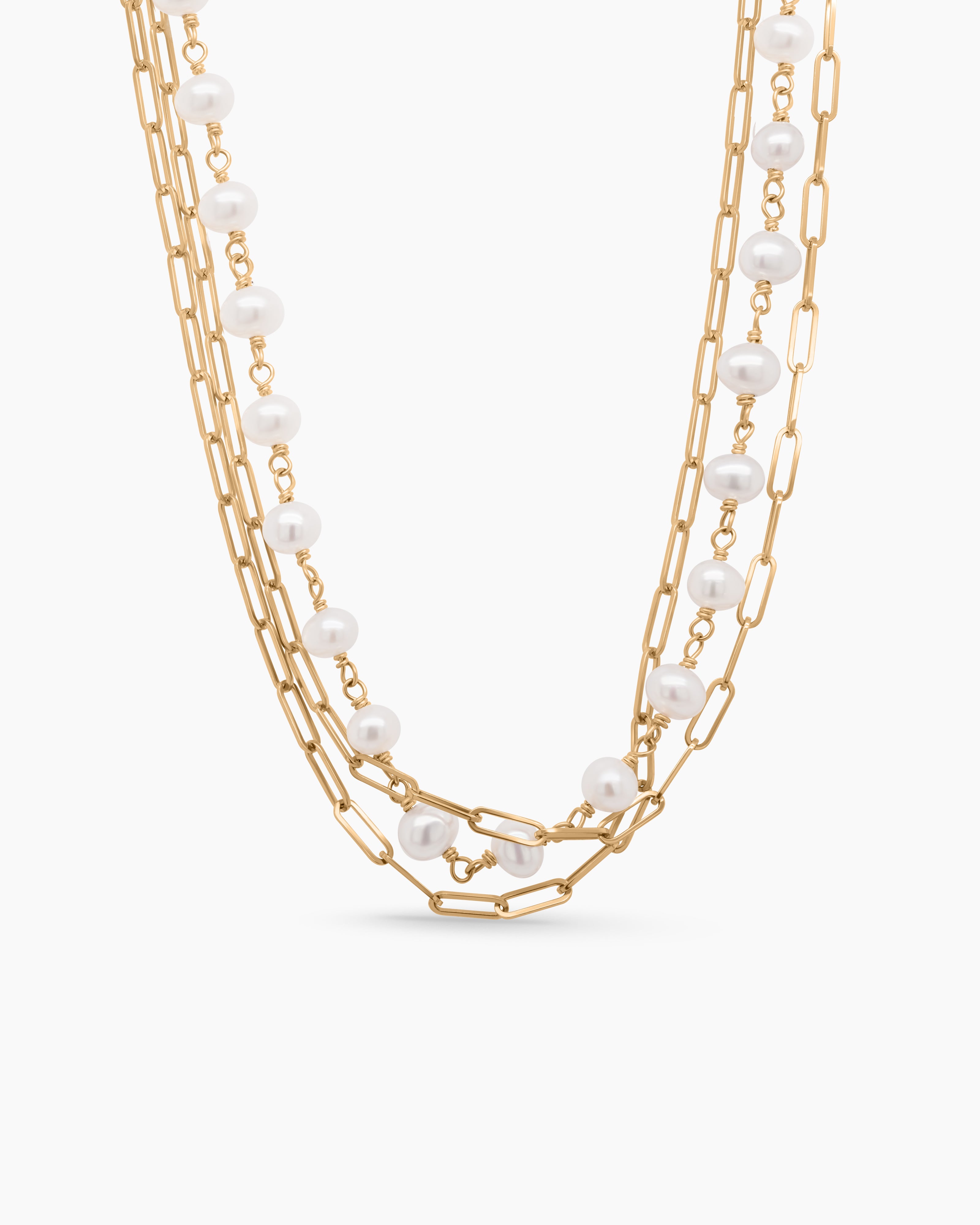 Pearl Multi Chain Necklace