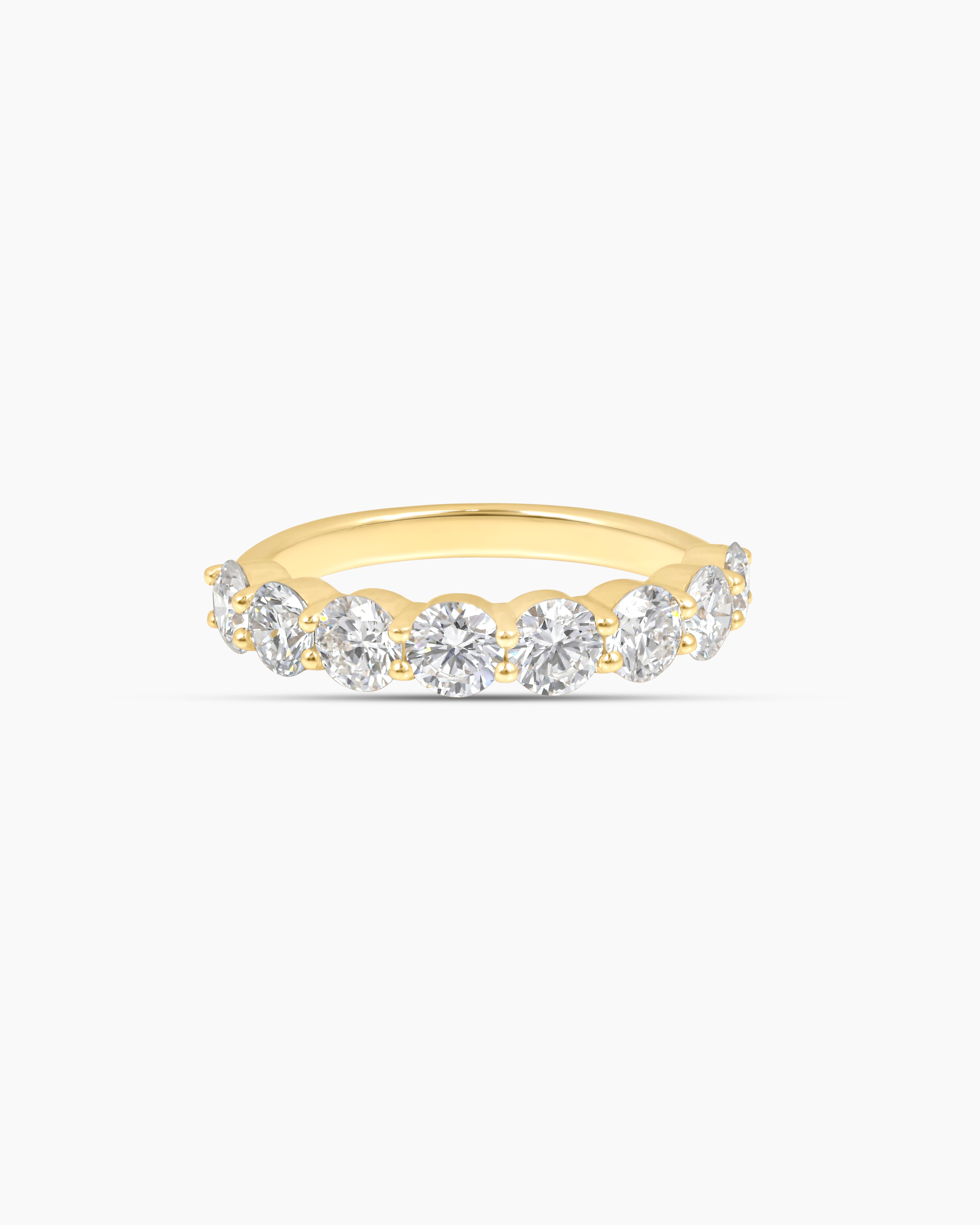 Vow | Round Halfway Lab Diamond Band Ring