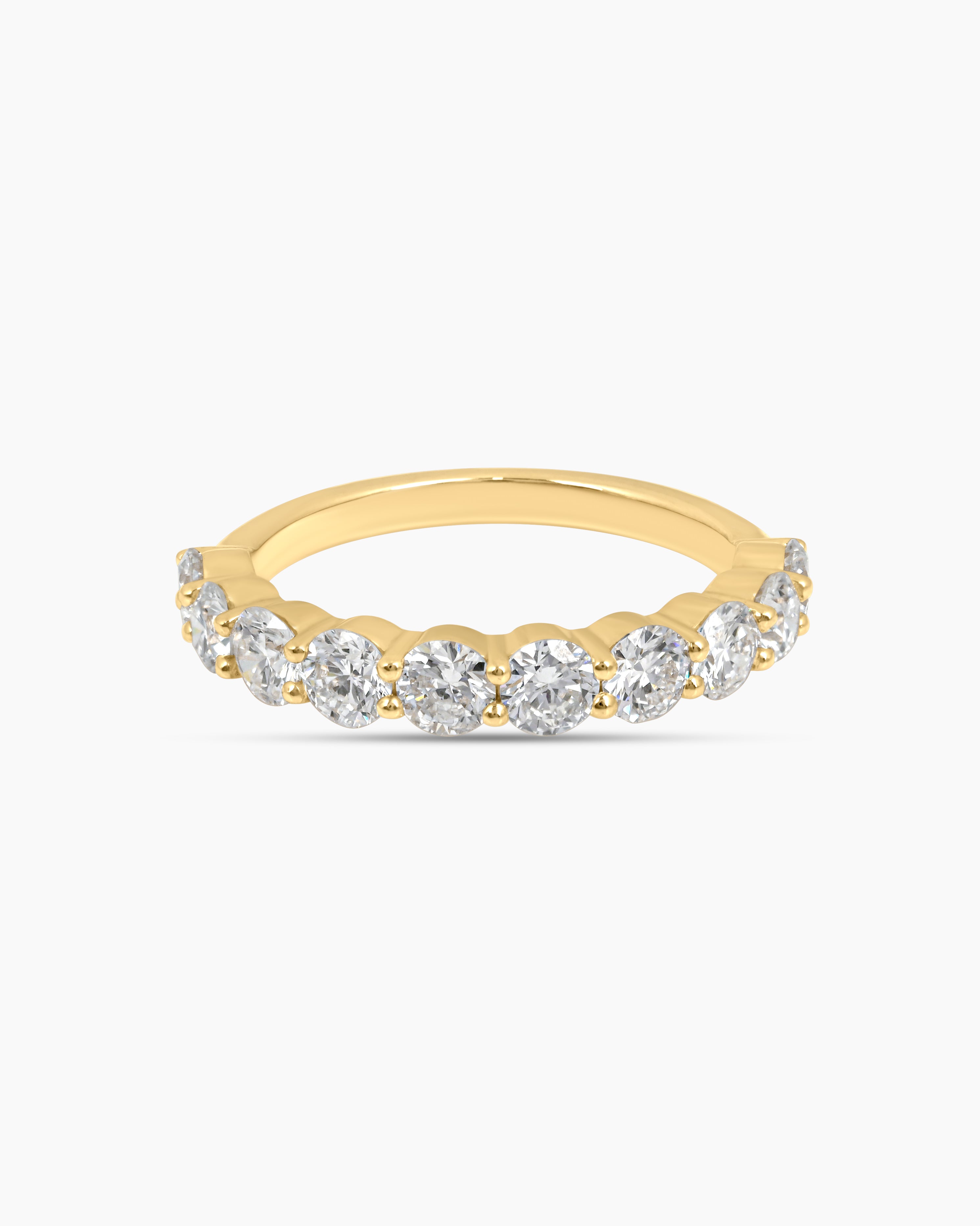 Vow | Round Halfway Lab Diamond Band Ring