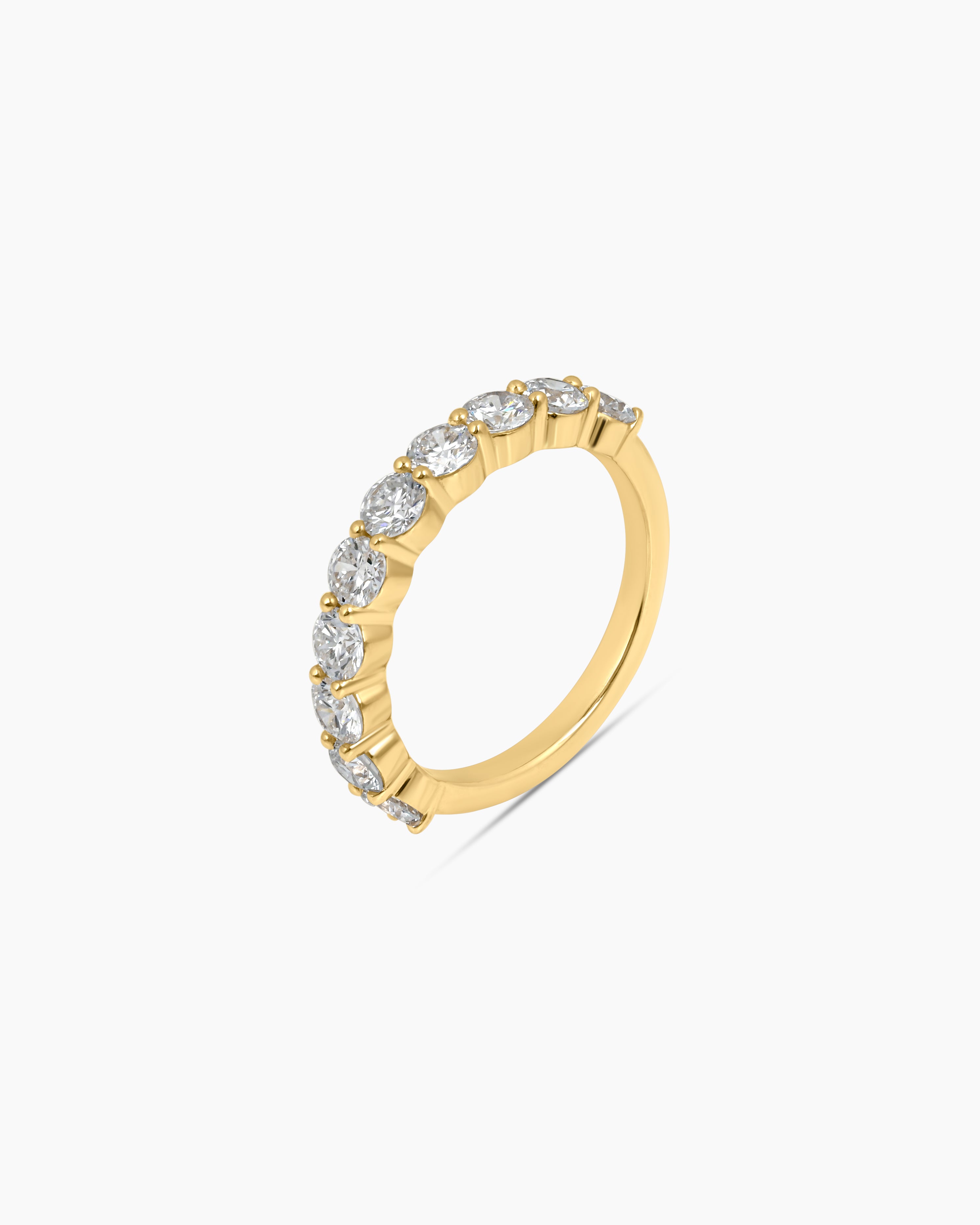Vow | Round Halfway Lab Diamond Band Ring