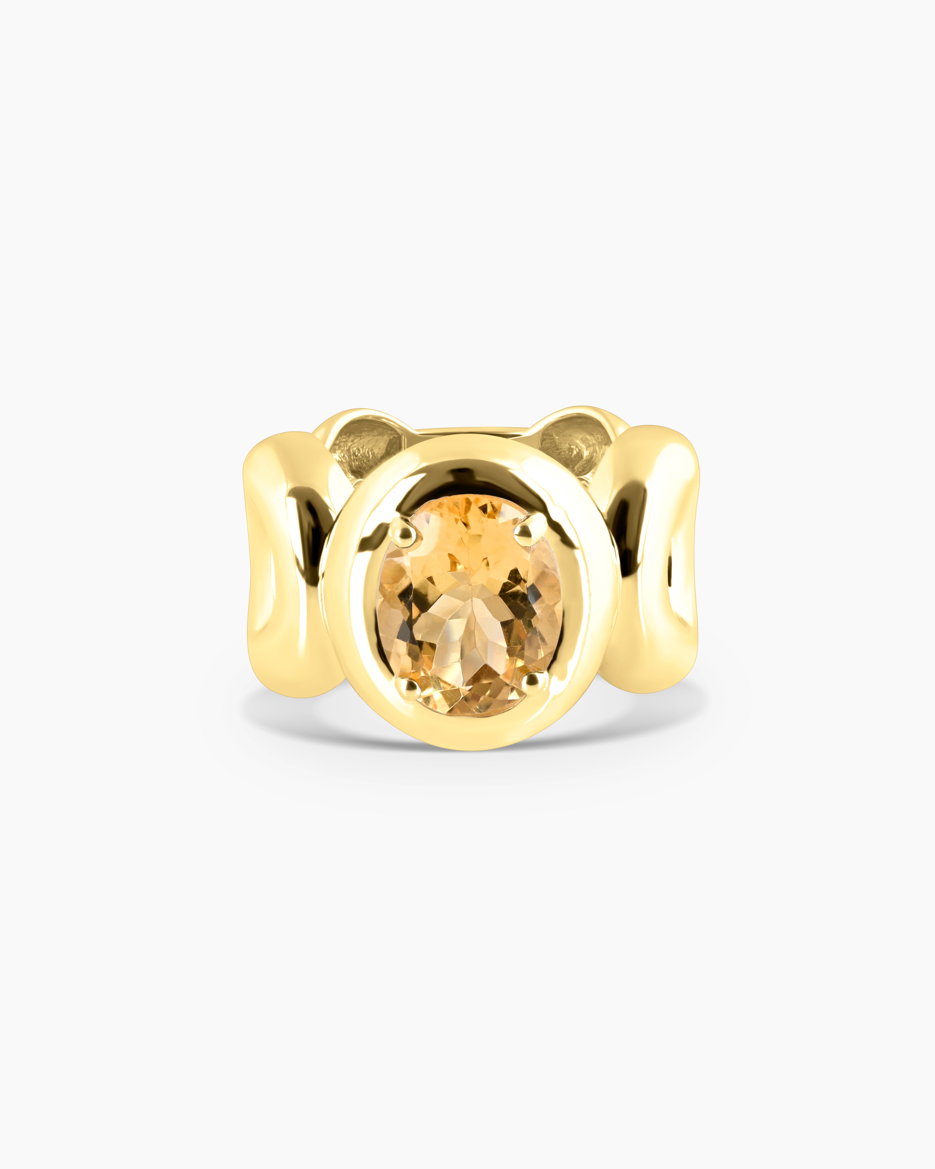 Glit | Gold Vermeil Gemstone Statement Ring