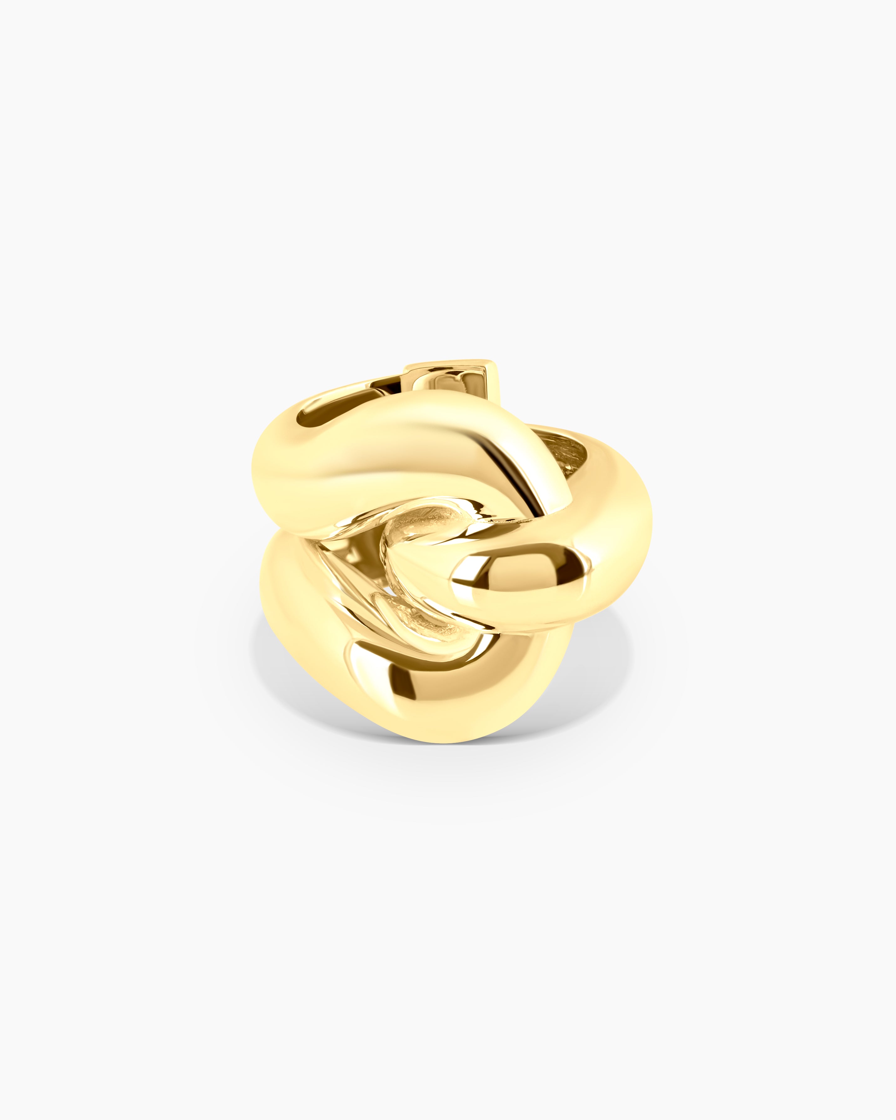 Knot | Small Gold Vermeil Statement Knot Ring