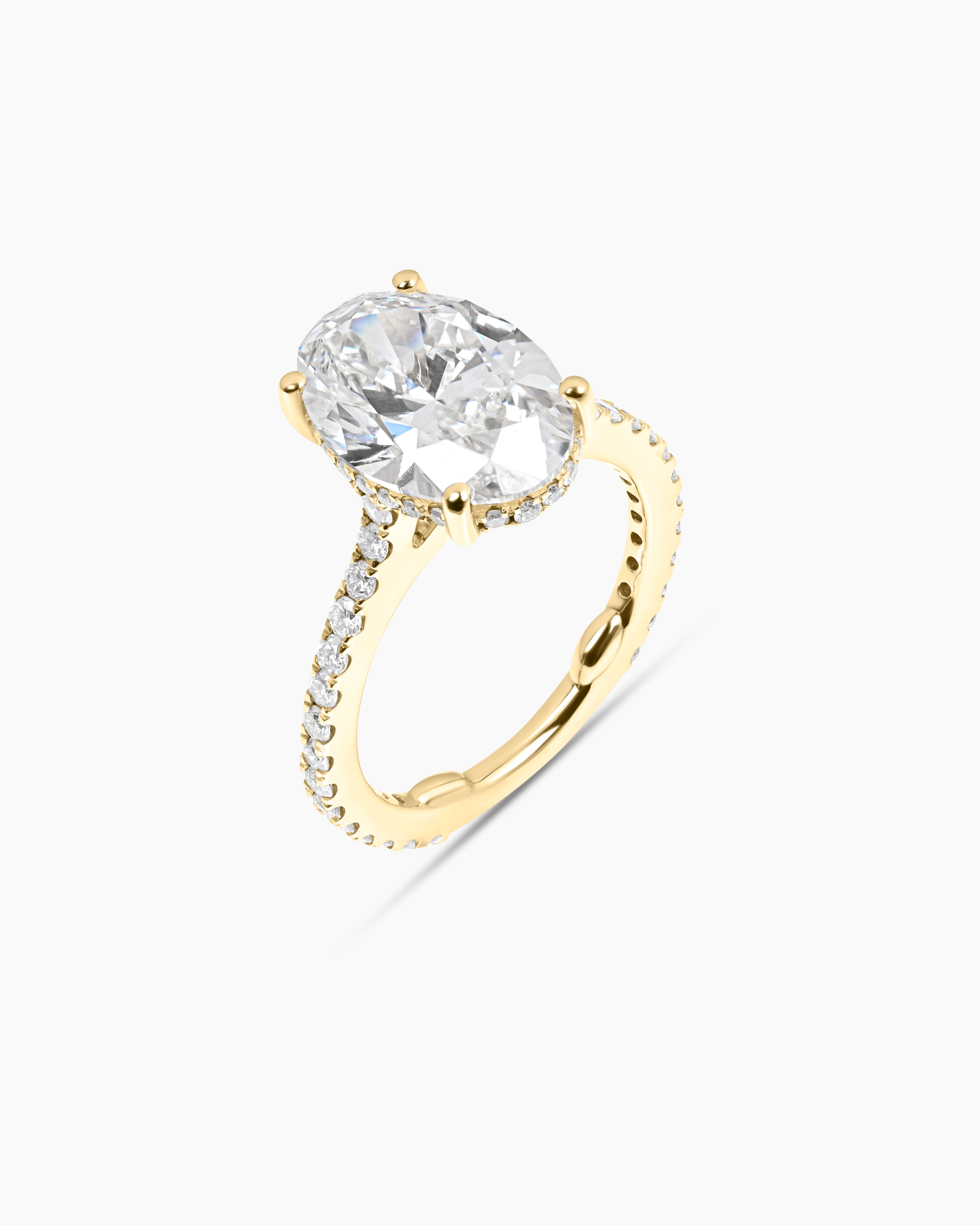 For Life | Oval Cut Lab Diamond Engagement Ring