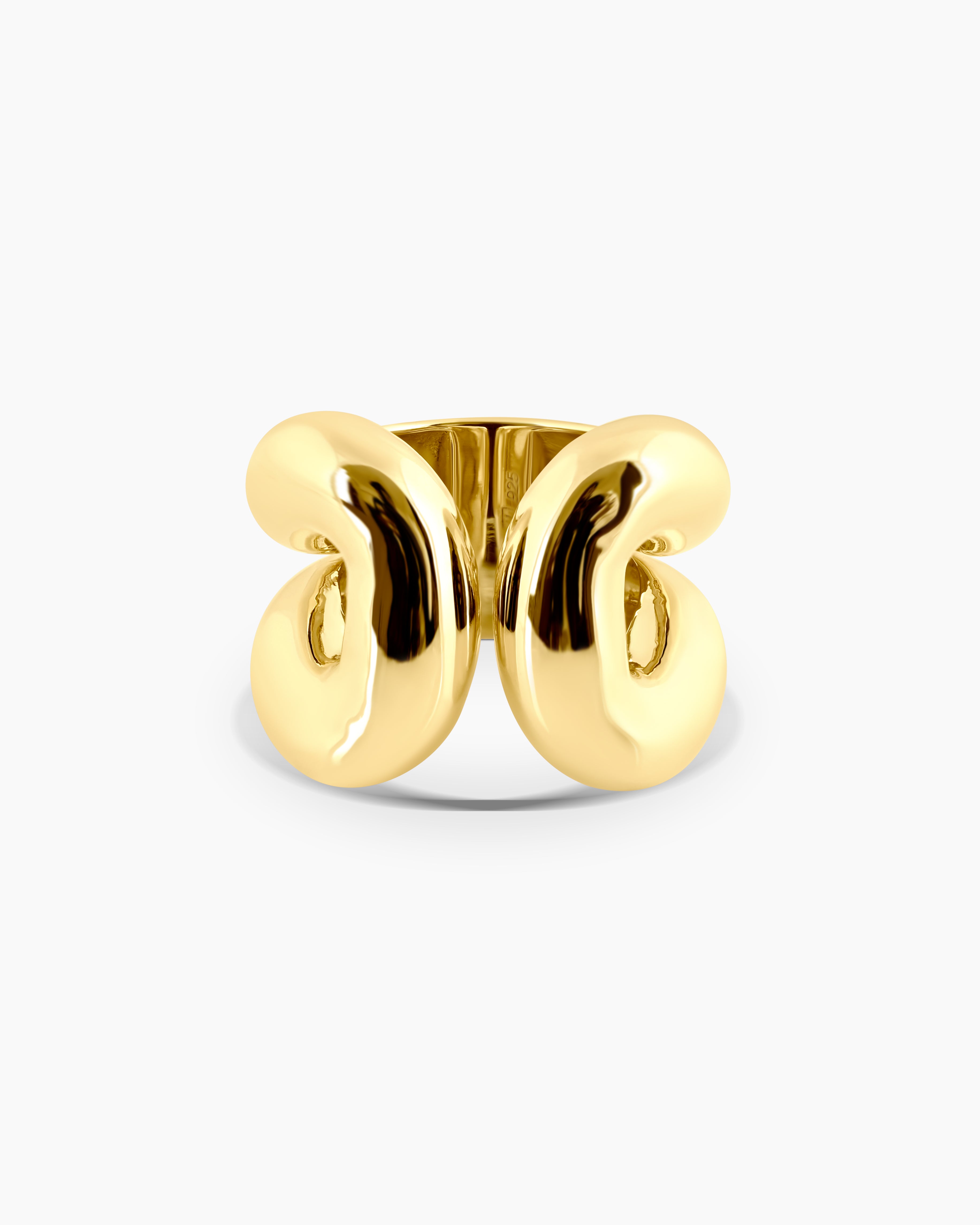 Volume | Gold Vermeil Statement Open Ring