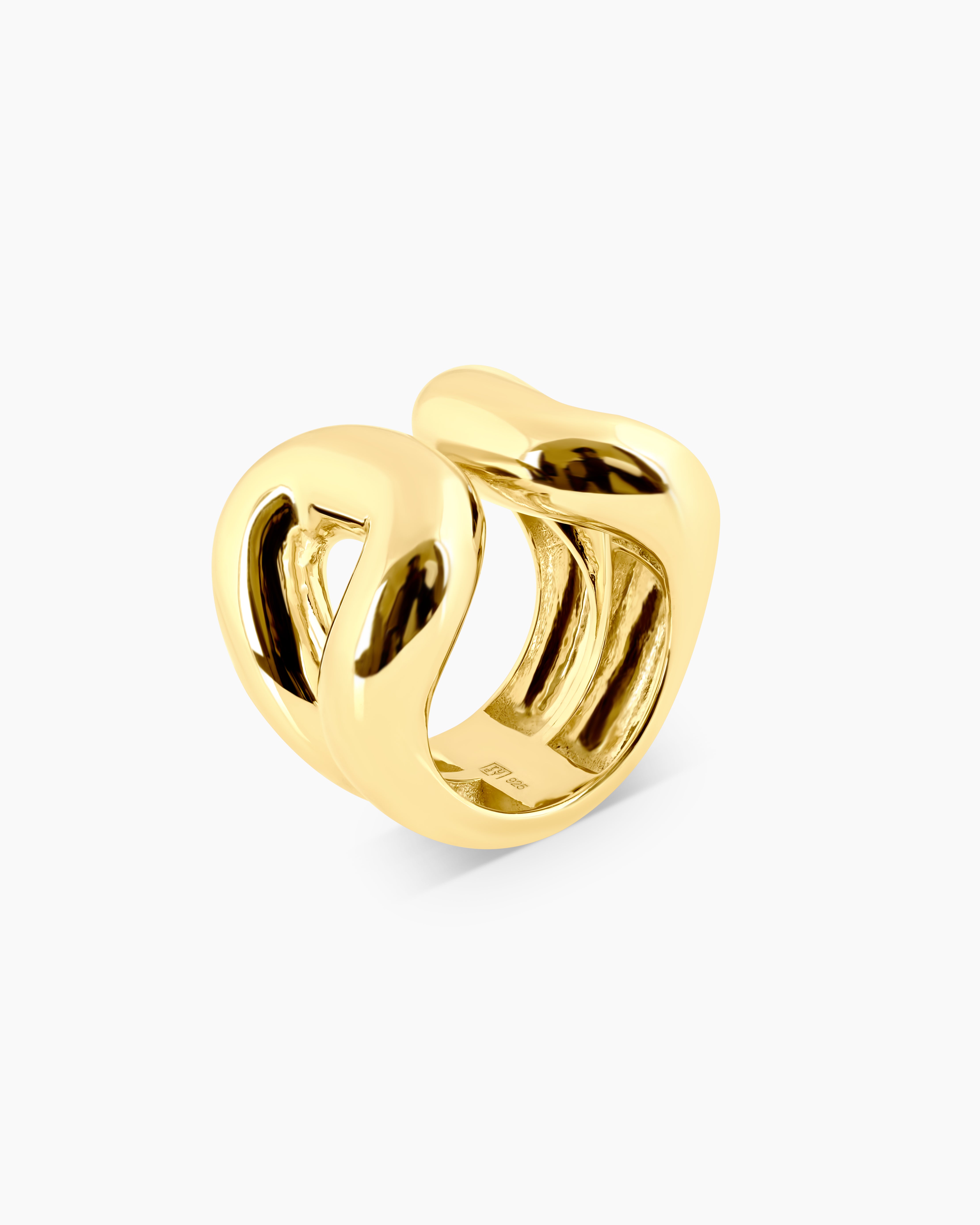 Volume | Gold Vermeil Statement Open Ring