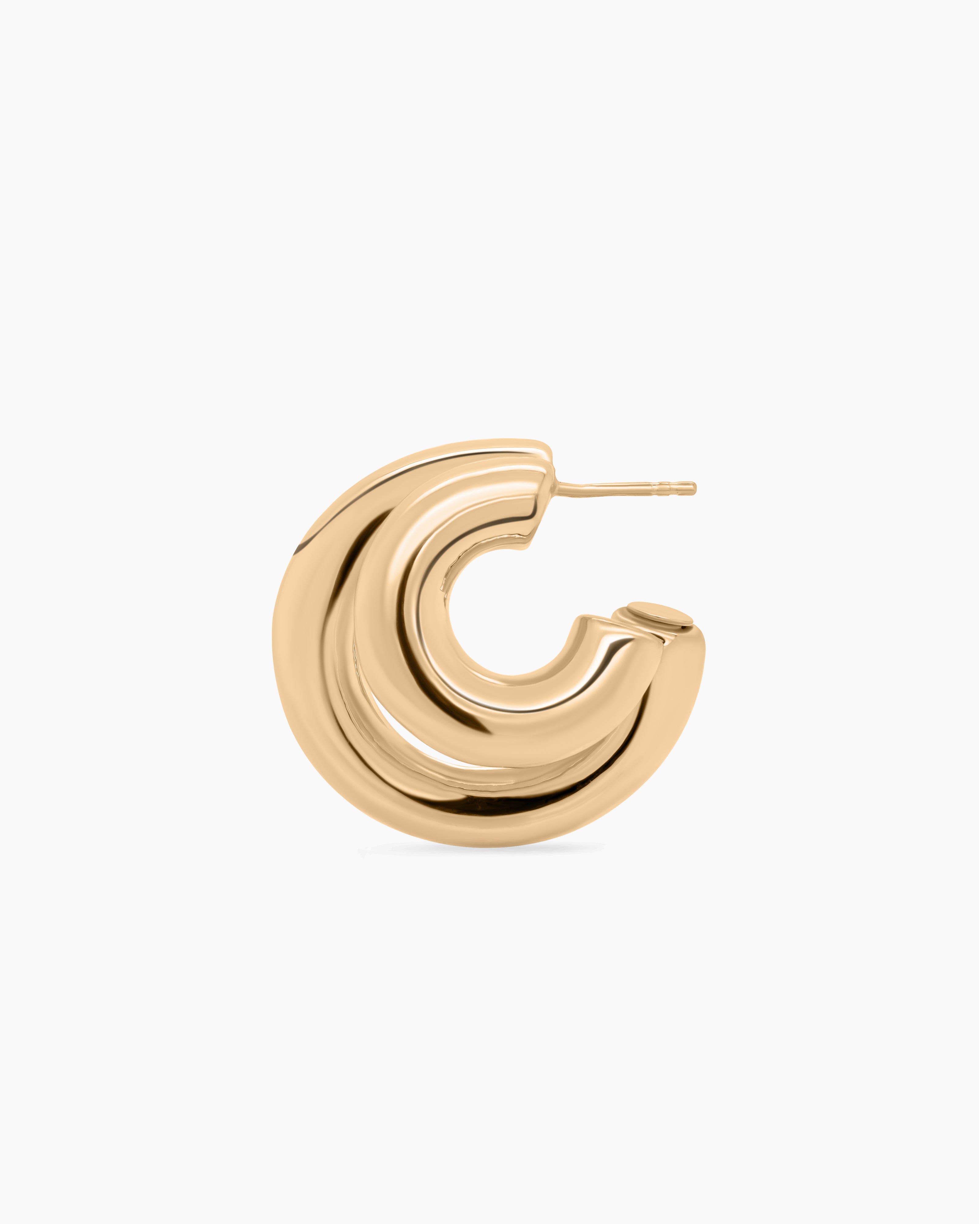 Double Row Hoop Earrings