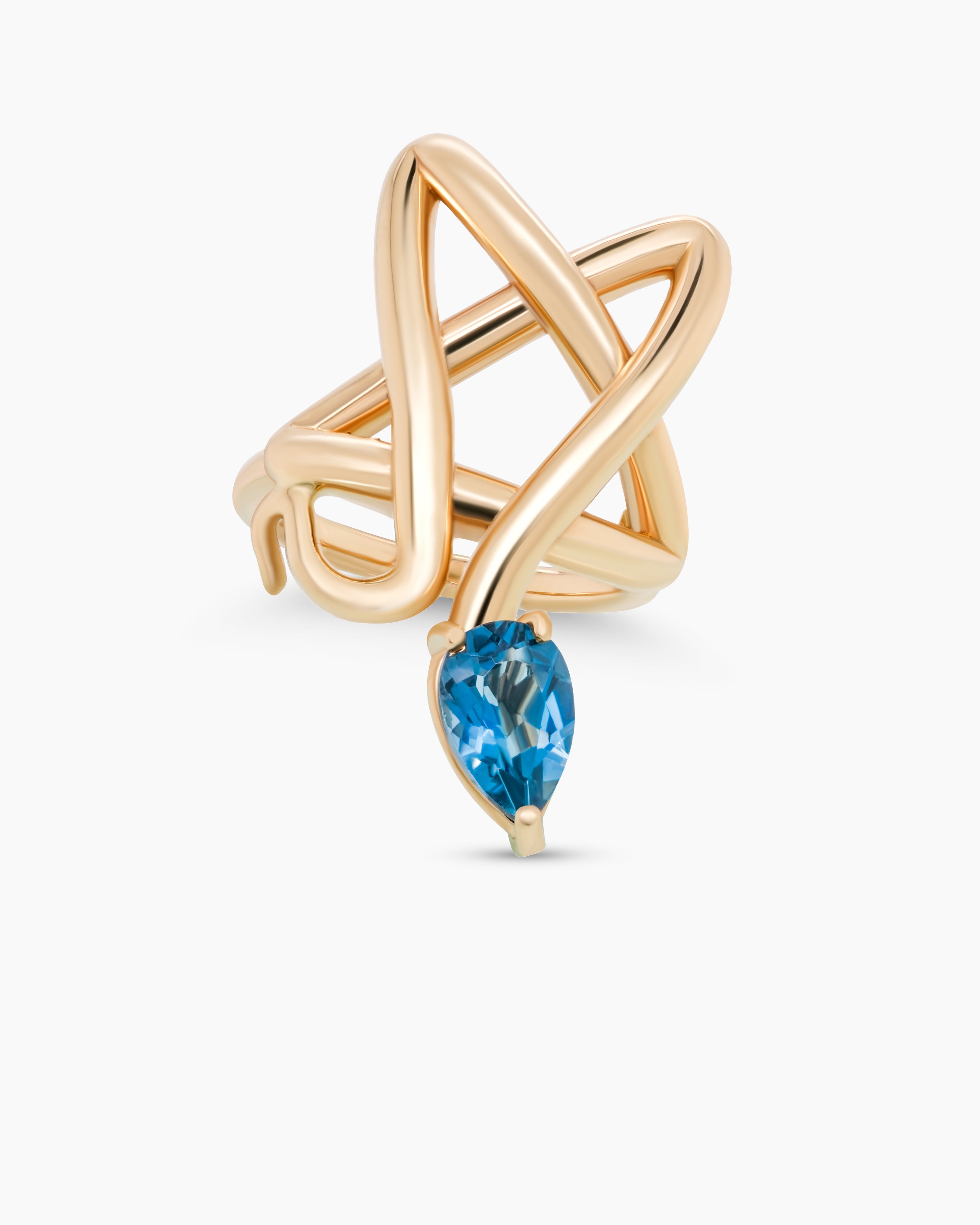 Star Snake Statement Ring