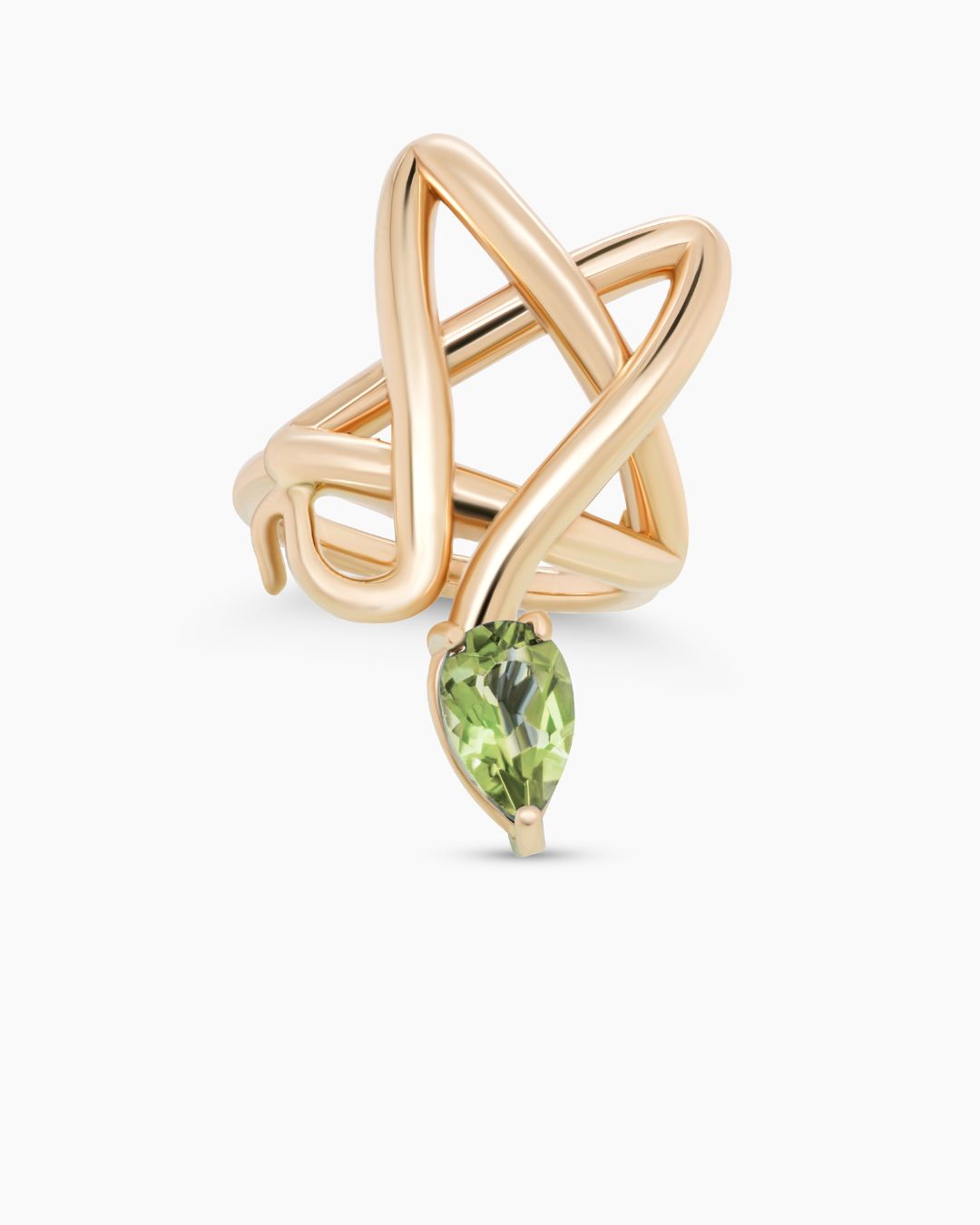 Star Snake Statement Ring