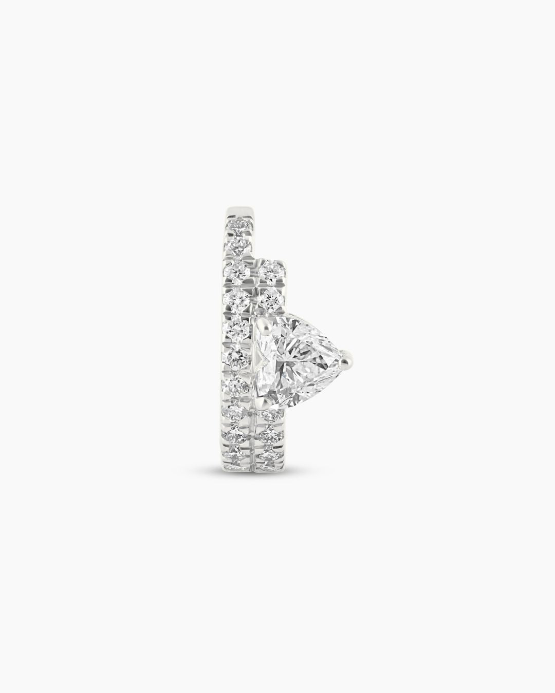 Amour | Heart Cut Lab Diamond Ear Cuff