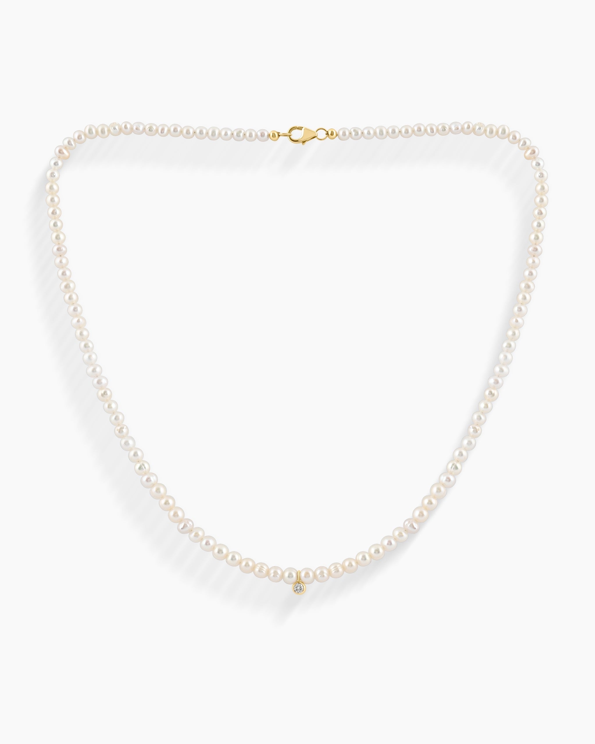 Marrakech | Pearl and Diamond Accent Beaded Necklace