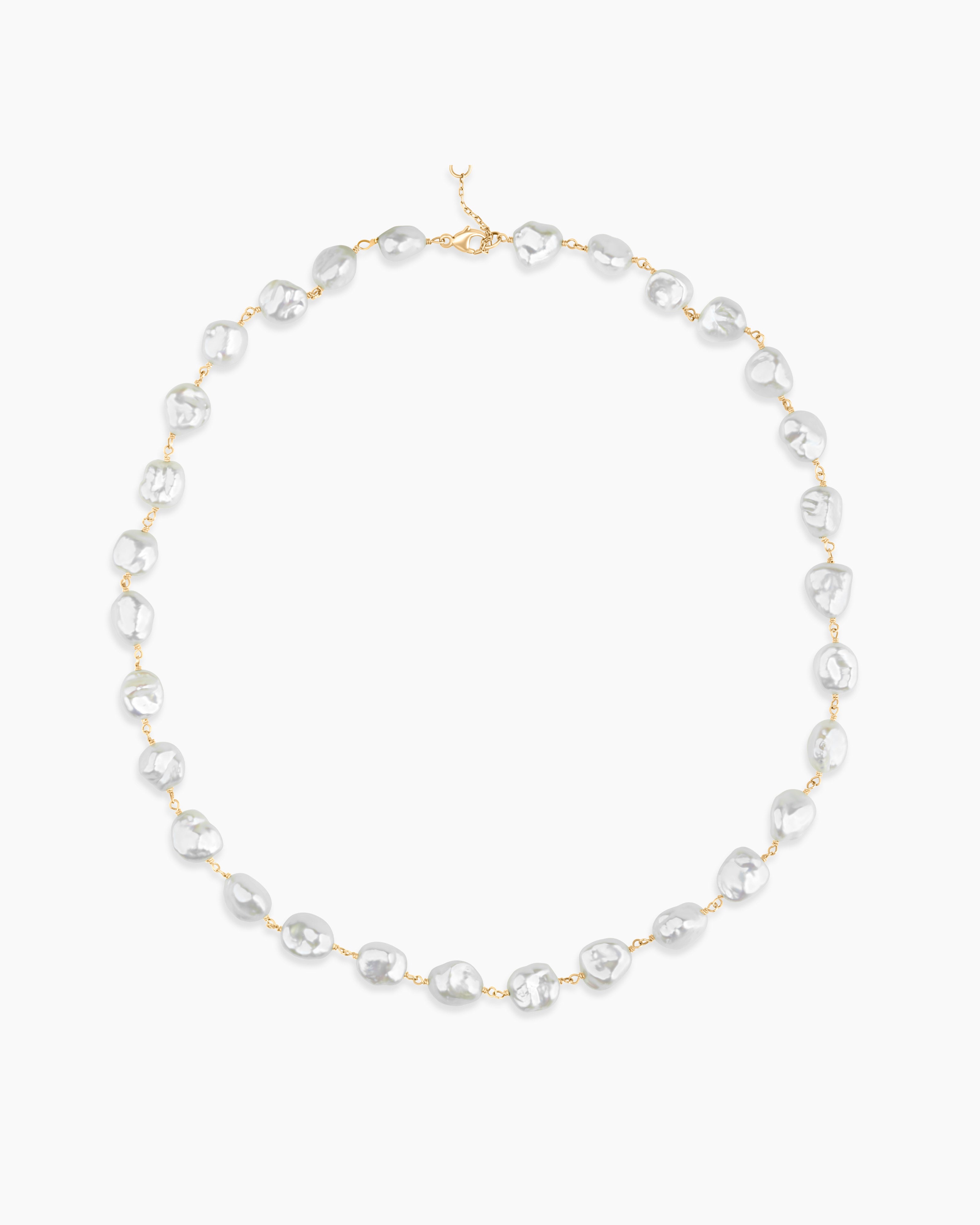 Natural Nuggets | Fresh Water Keshi Pearl Necklace
