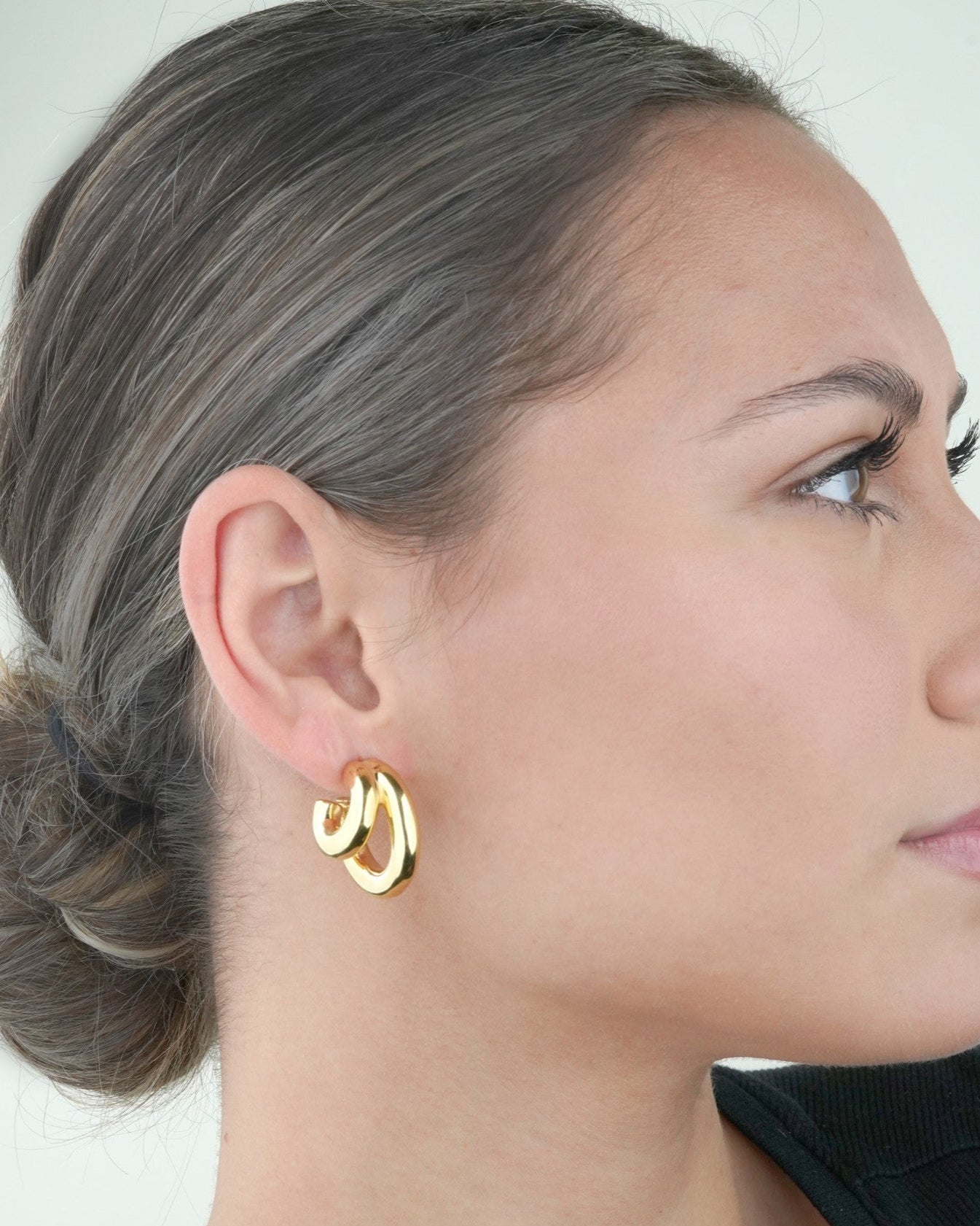 South Beach | Double Row Hoop Earrings