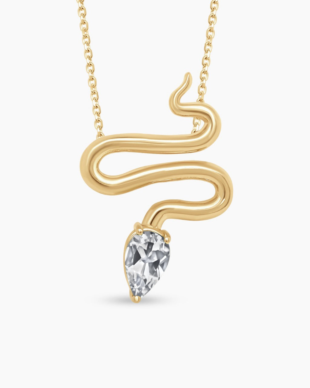 Eden | Large Snake Pendant Necklace