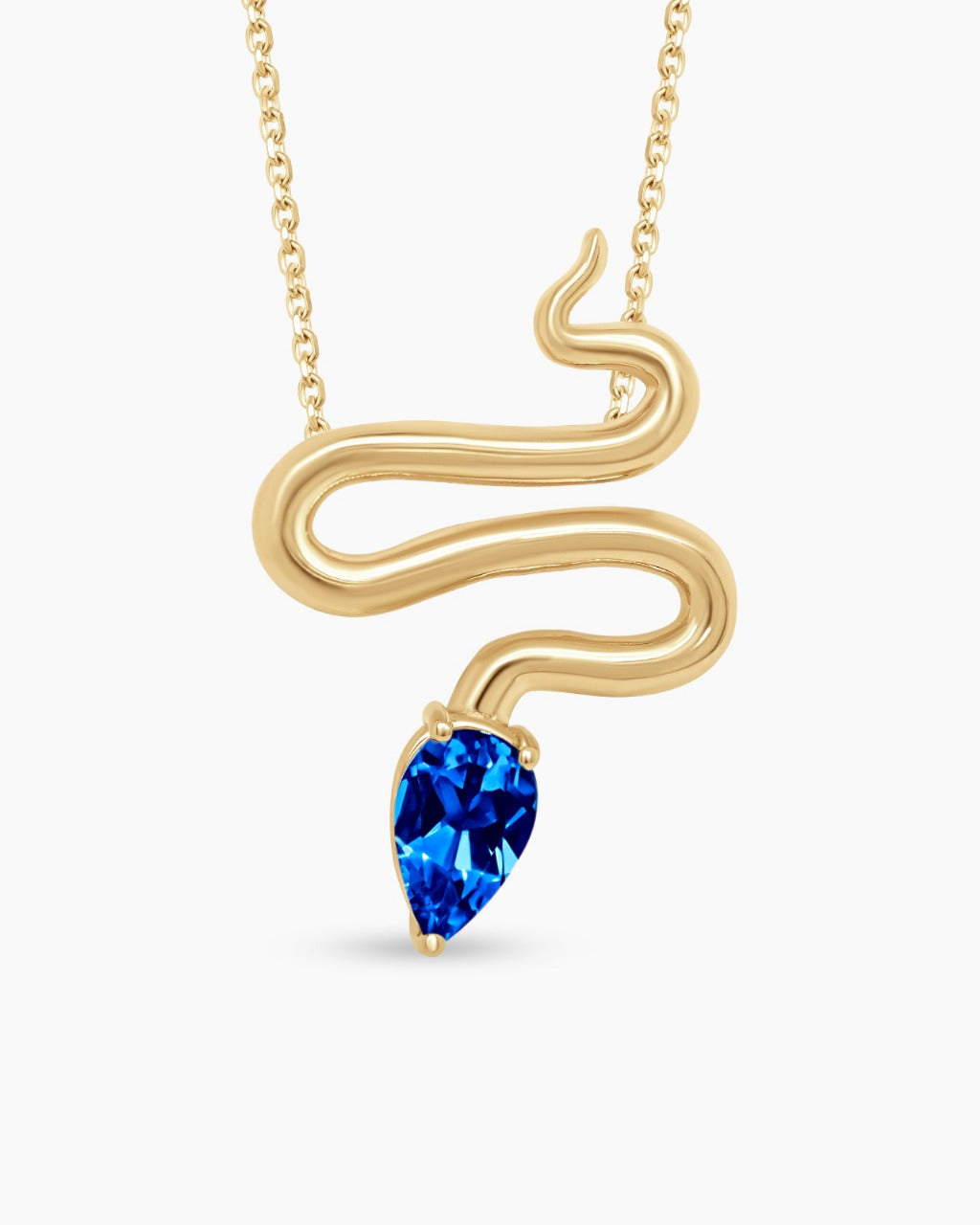 Eden | Large Snake Pendant Necklace