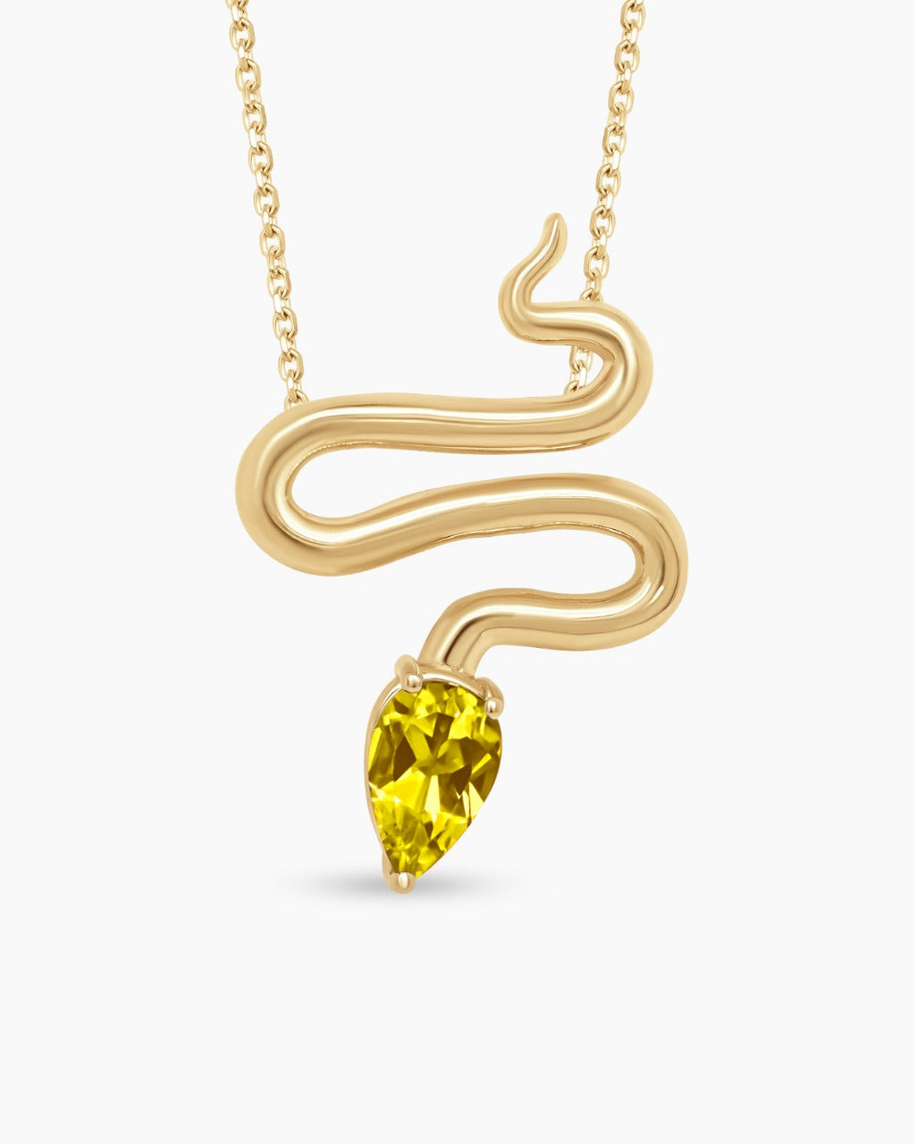 Eden | Large Snake Pendant Necklace