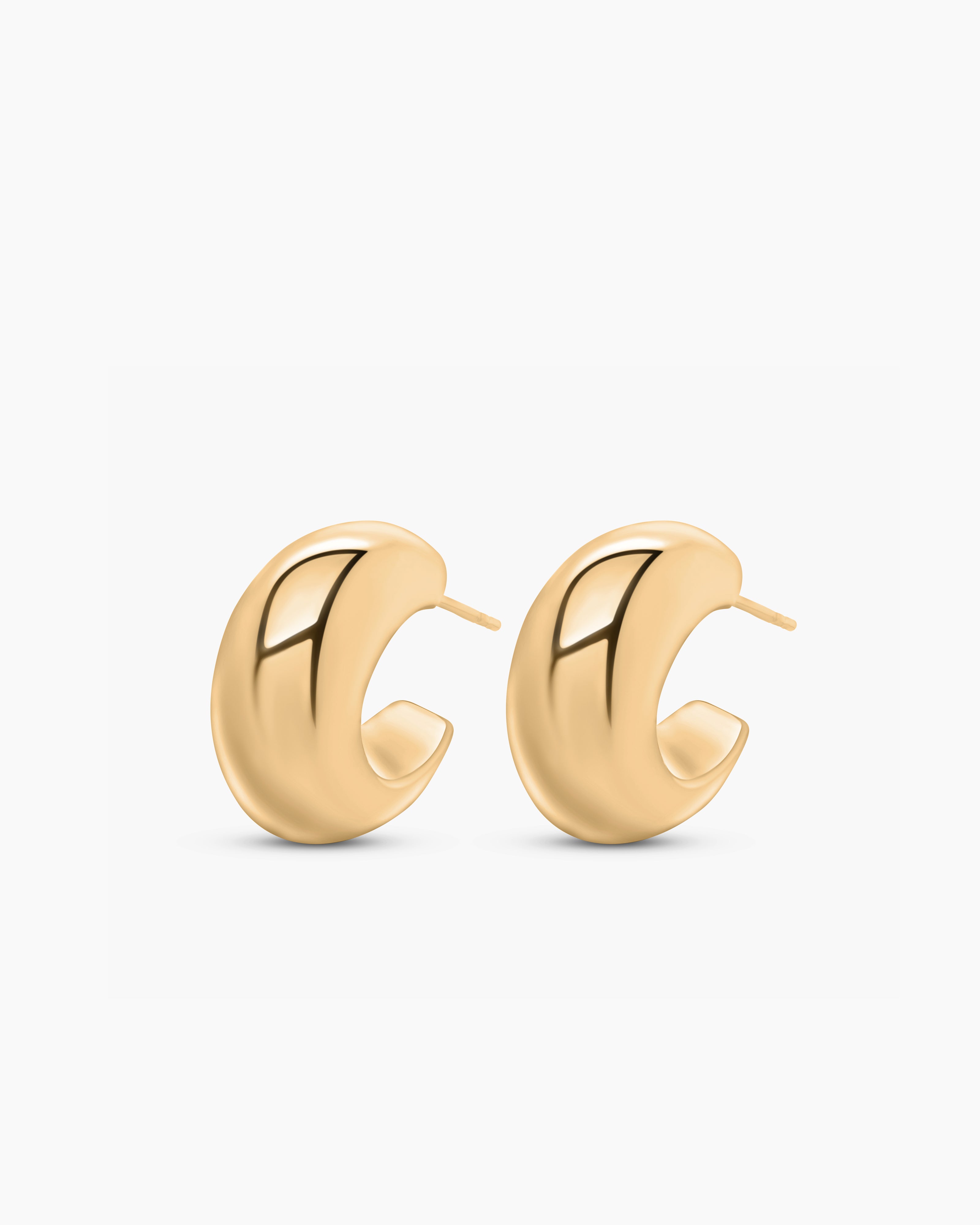 Key Biscayne | Small Half Moon Hoop Earrings